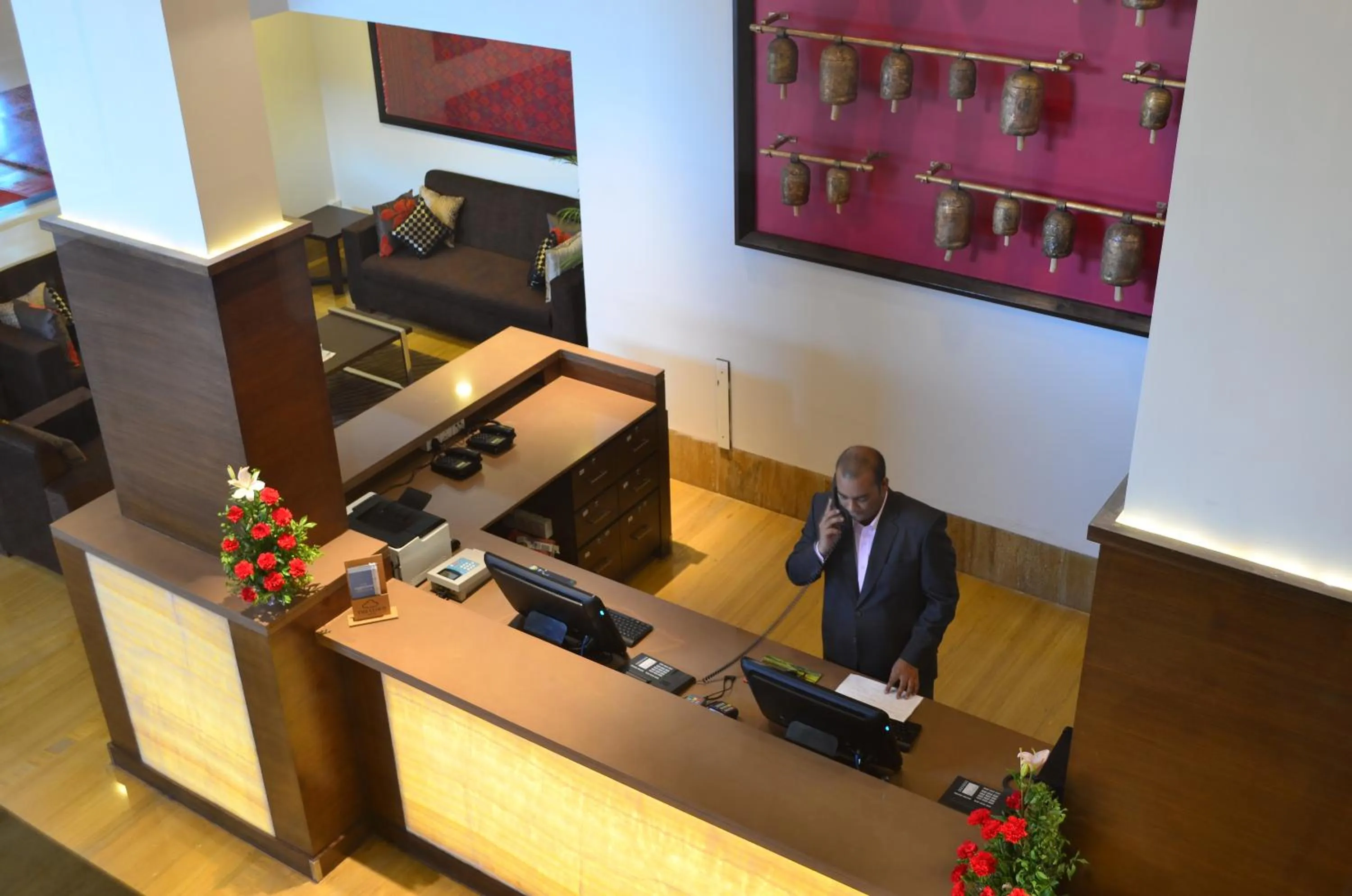Lobby or reception in The Cloud Hotel