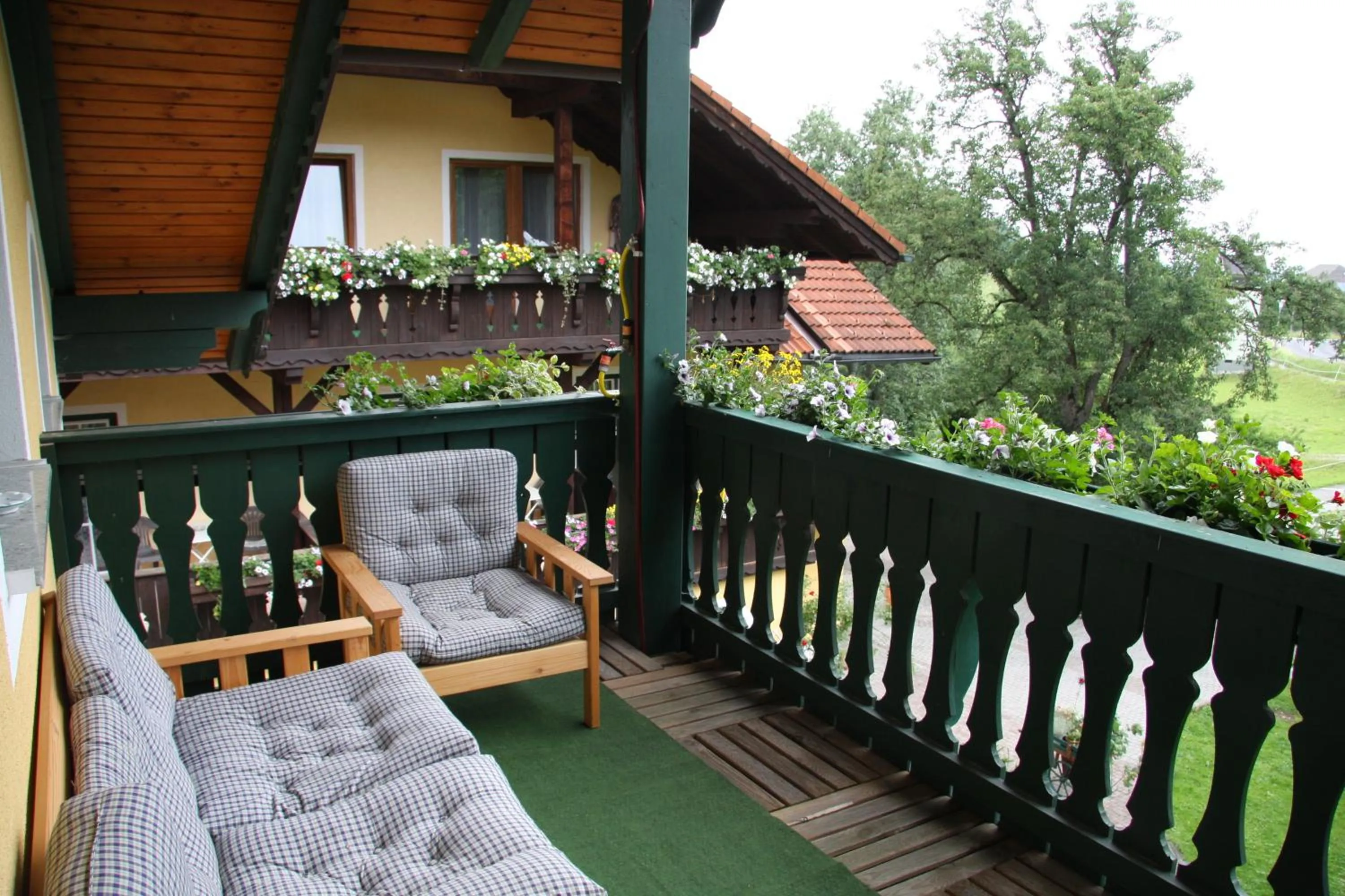 Balcony/Terrace in Landhotel Waldmühle