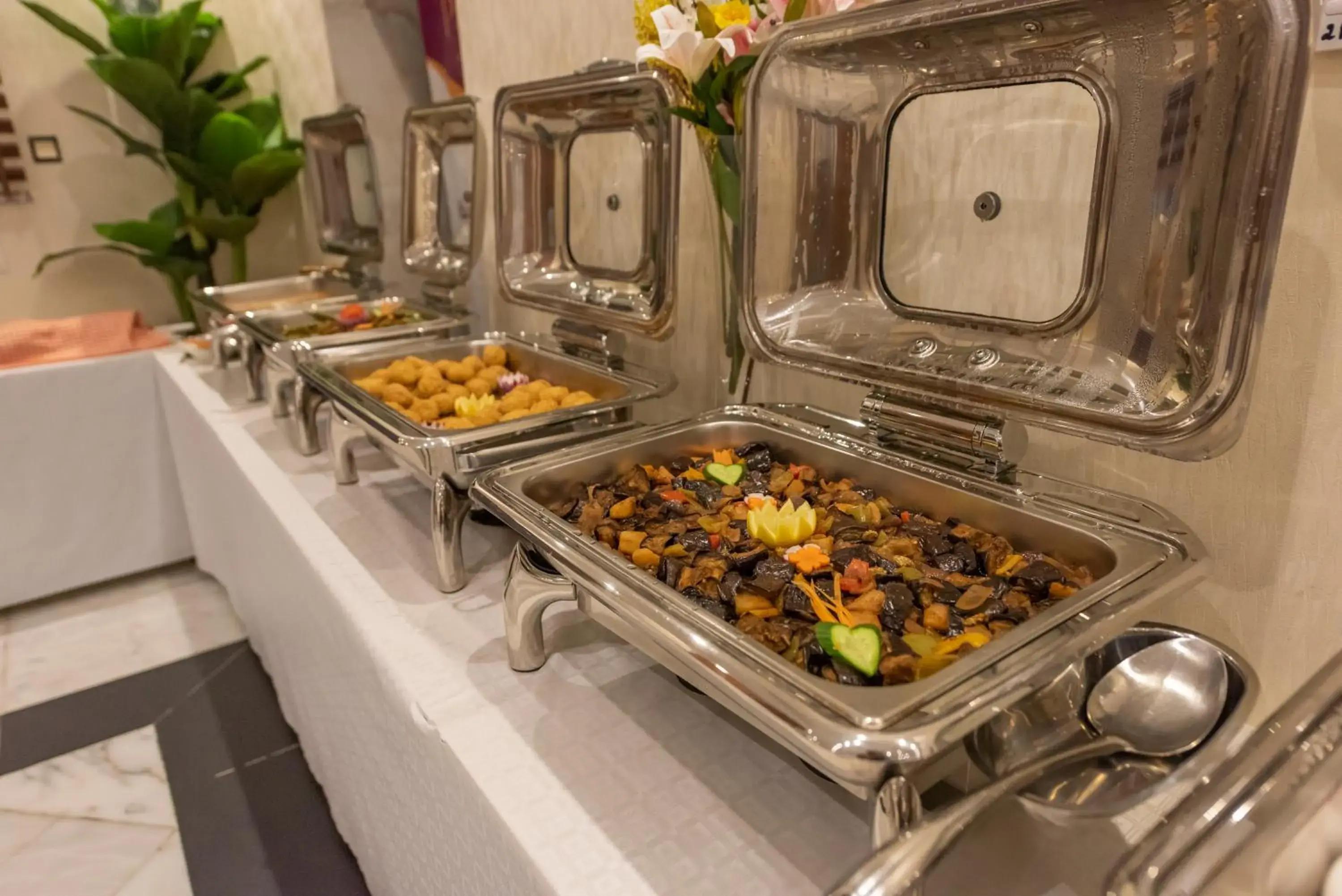 Buffet breakfast in Paradise Inn Jeddah Hotel Buffet breakfast in Paradise Inn Jeddah Hotel