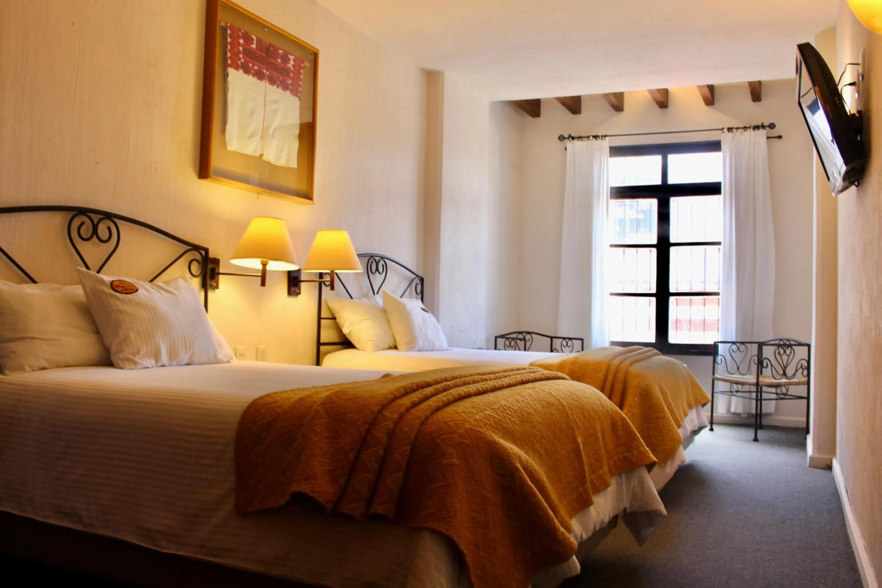 Bed in Posada Real de Chiapas