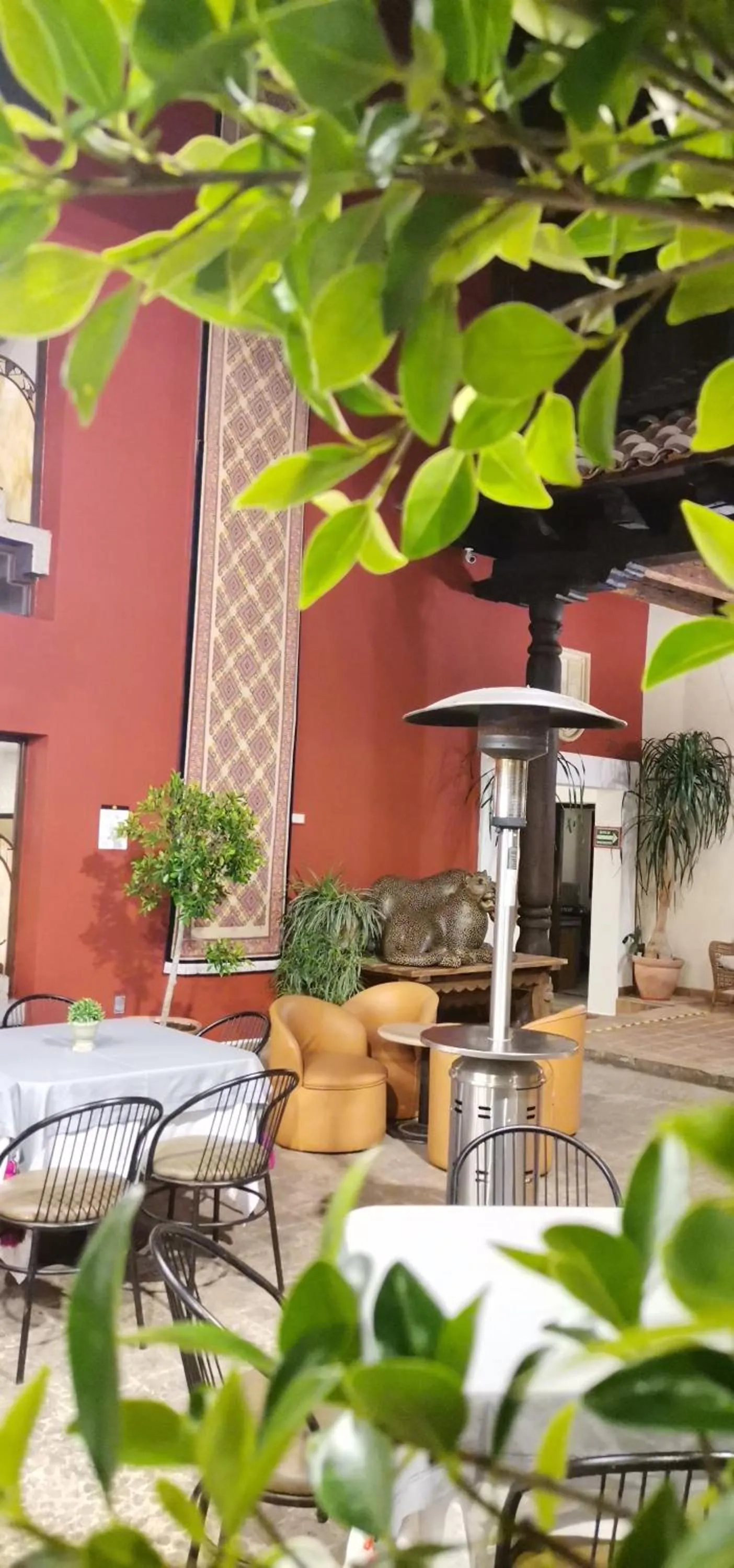 Dining area in Posada Real de Chiapas