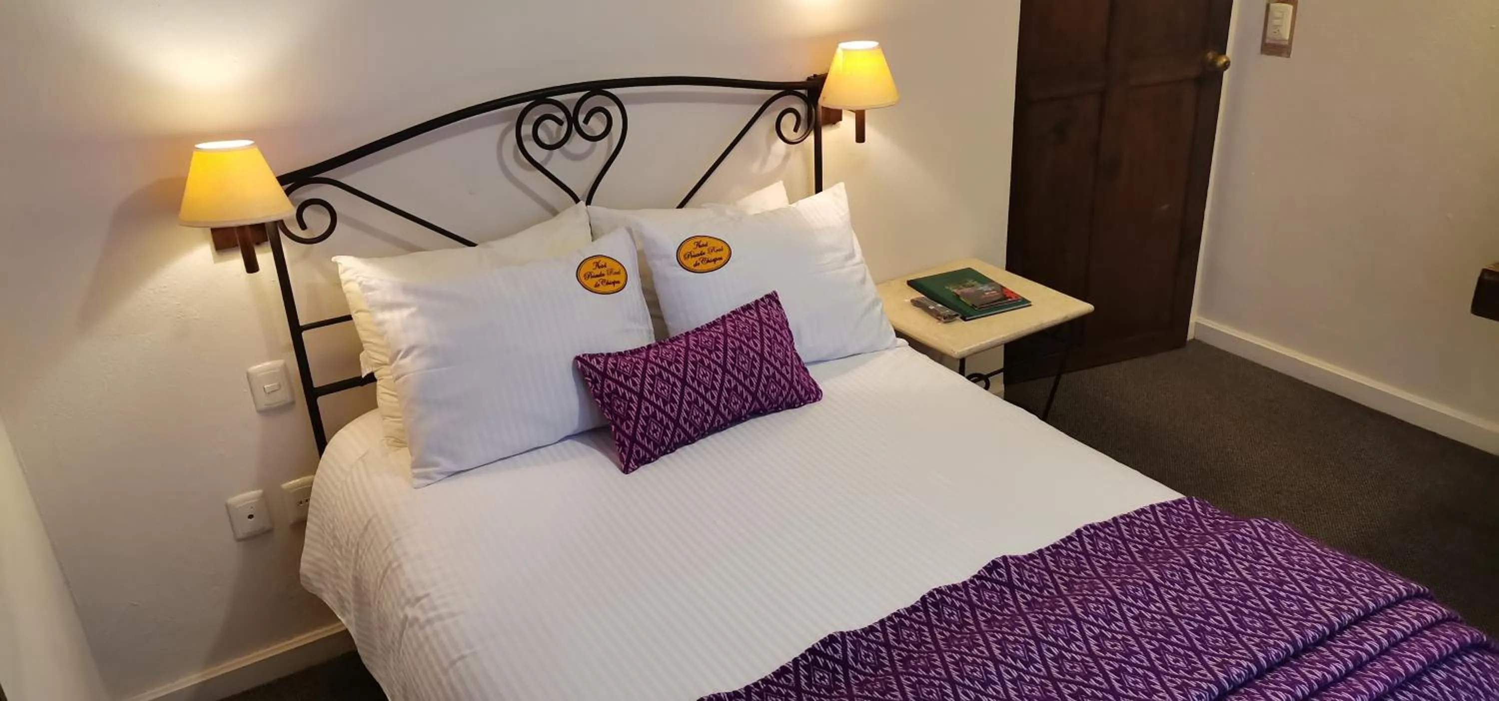 Bed in Posada Real de Chiapas