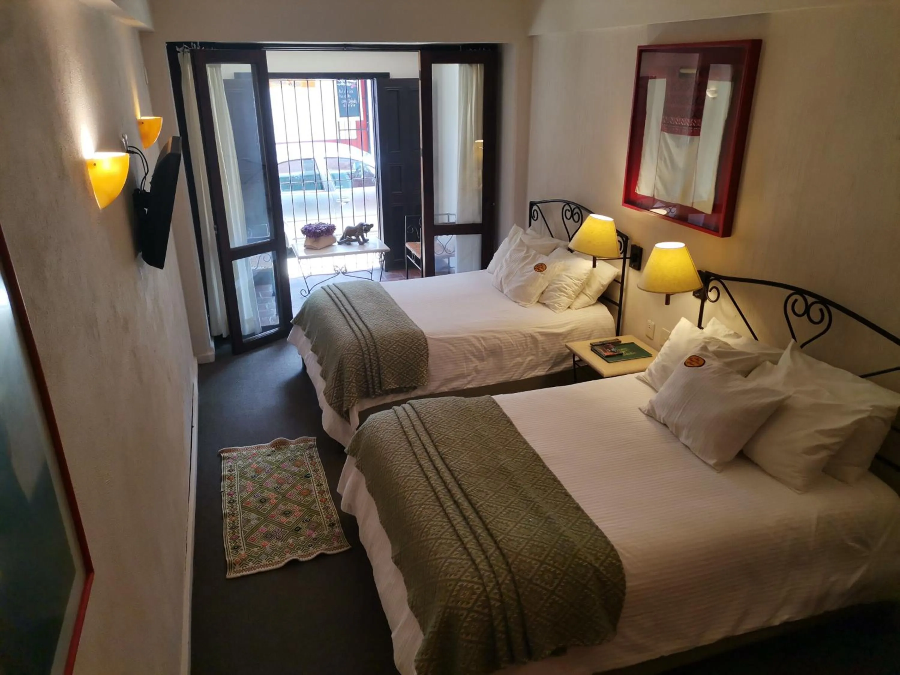 Bed in Posada Real de Chiapas