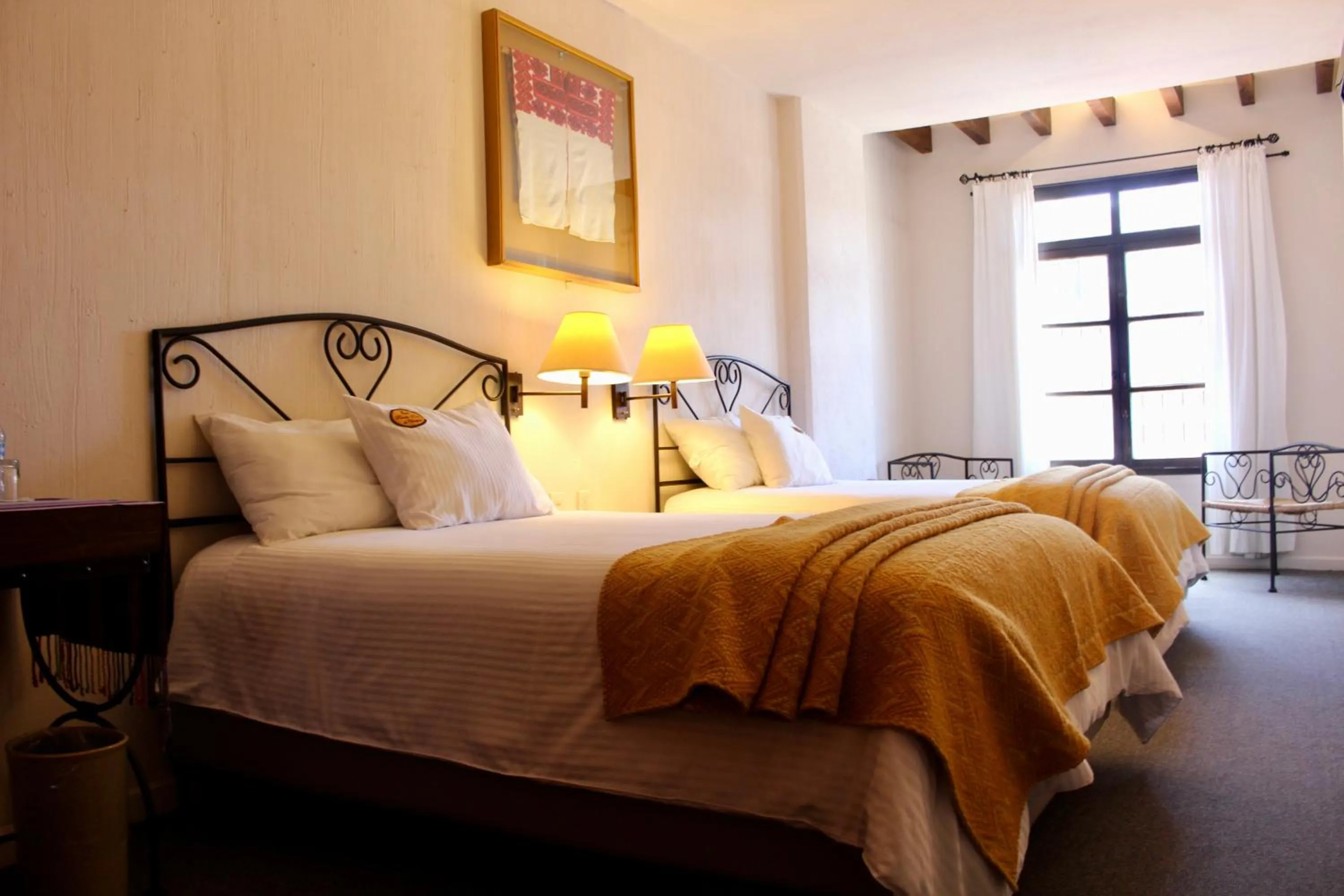 Bed in Posada Real de Chiapas