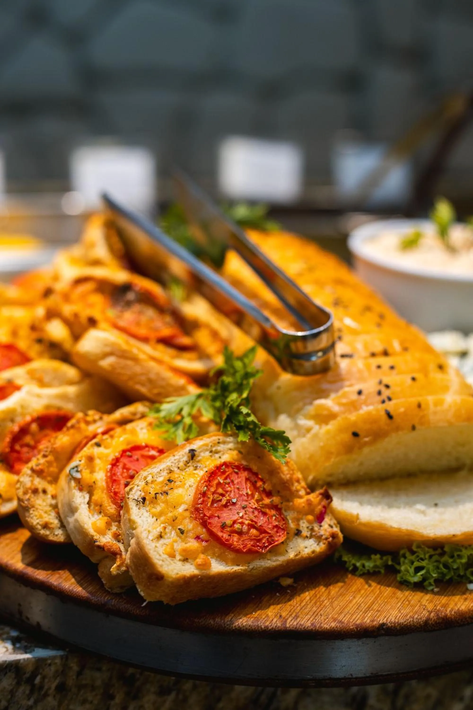 Buffet breakfast in Baía Branca Beach Resort