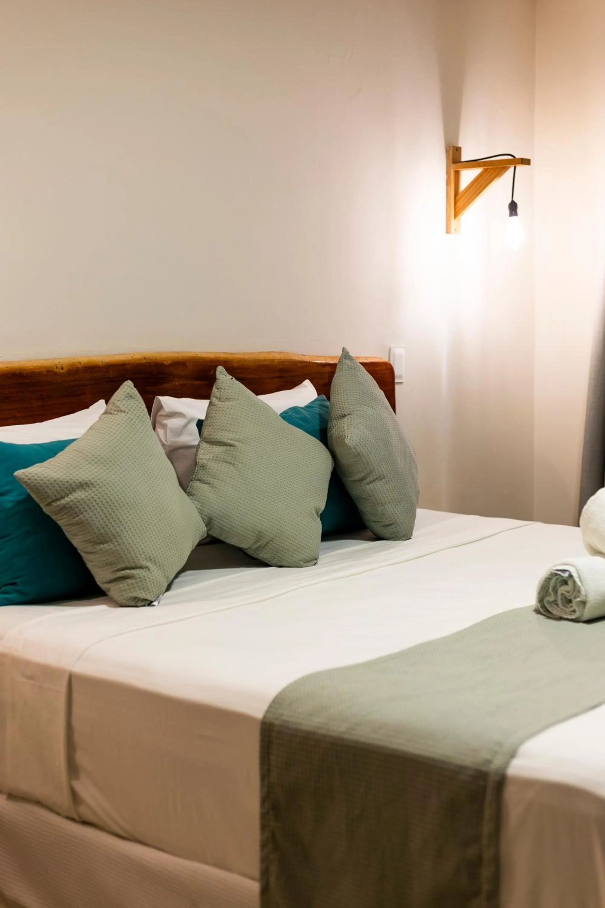 Bed in Baía Branca Beach Resort