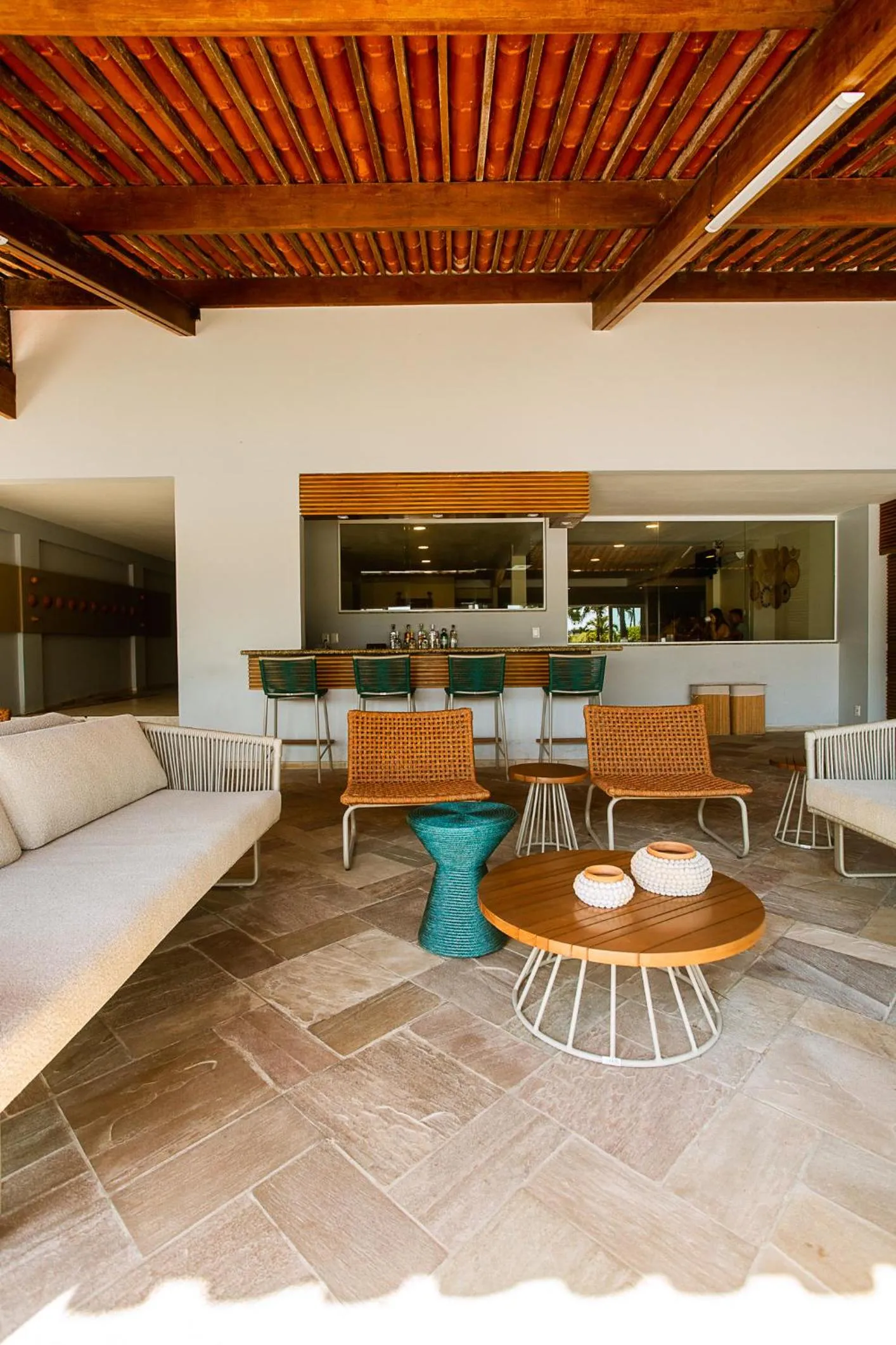 Living room in Baía Branca Beach Resort