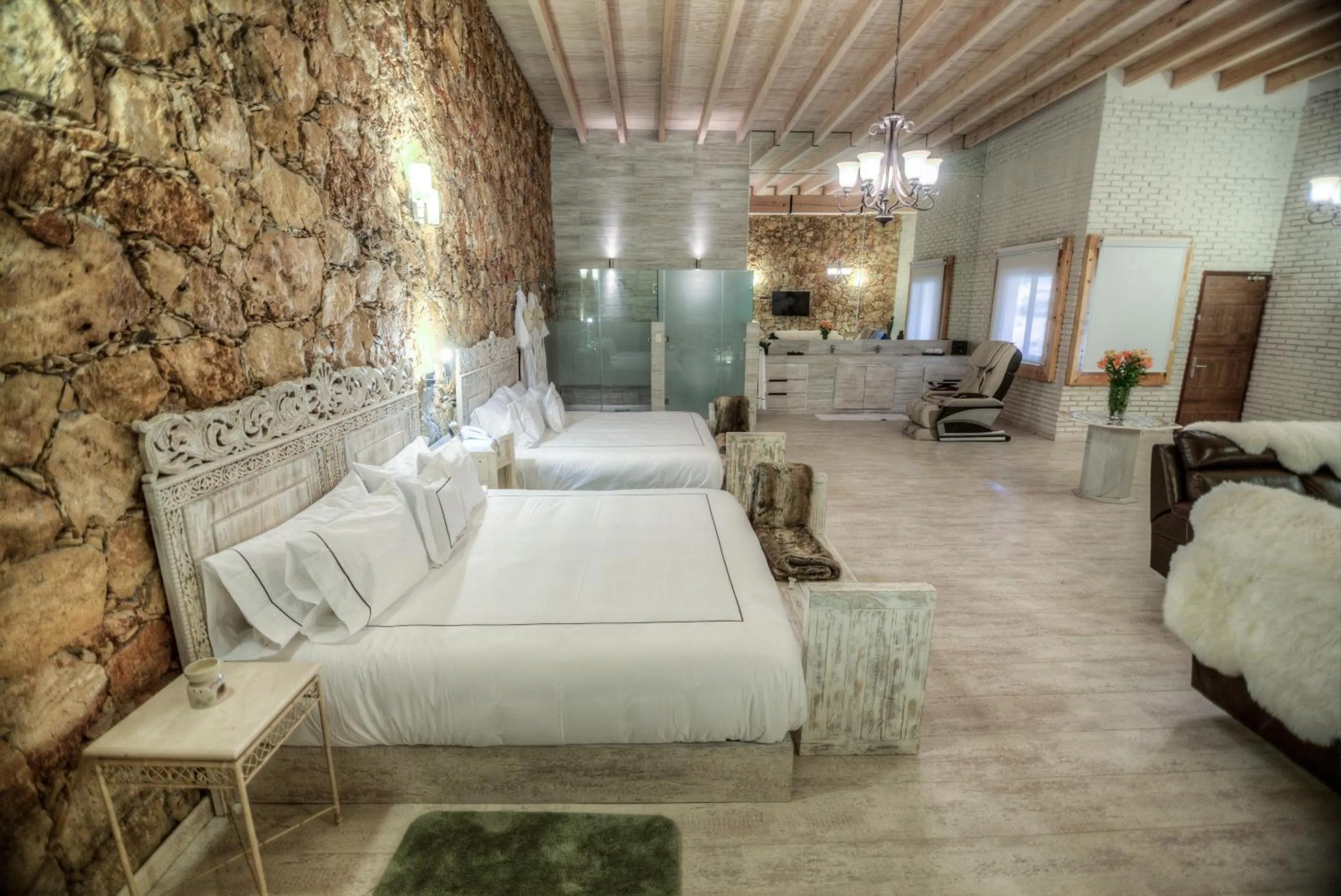 Bed in Hotel Boutique Matea