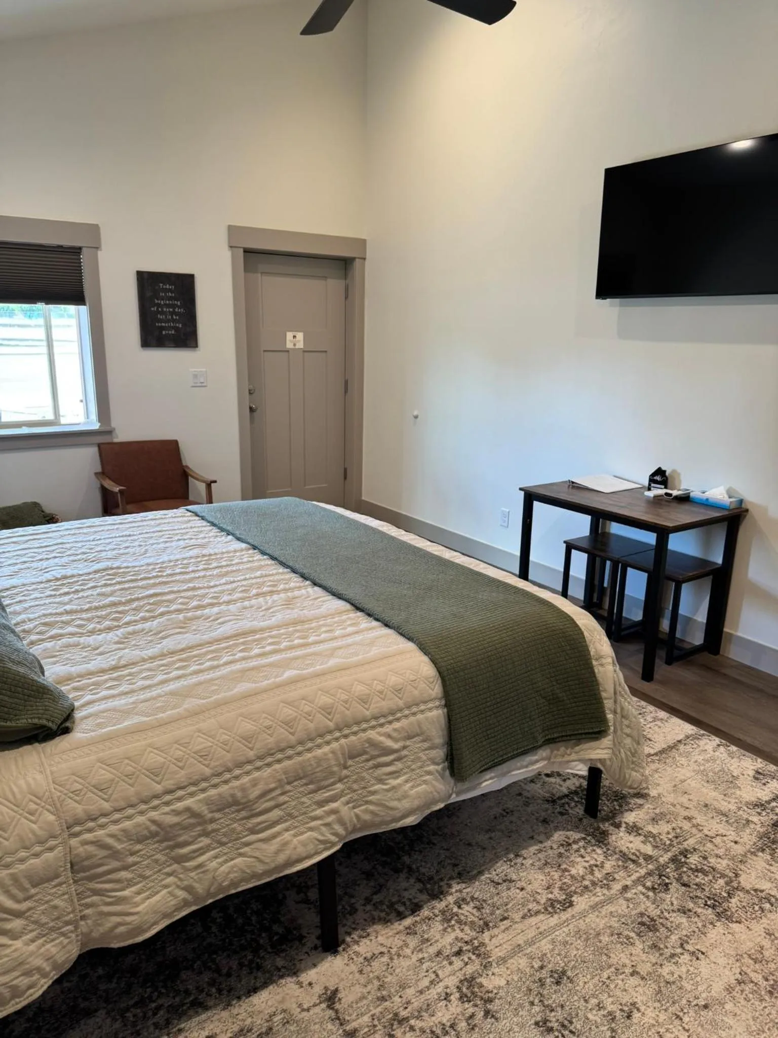 Bed in The Panguitch House