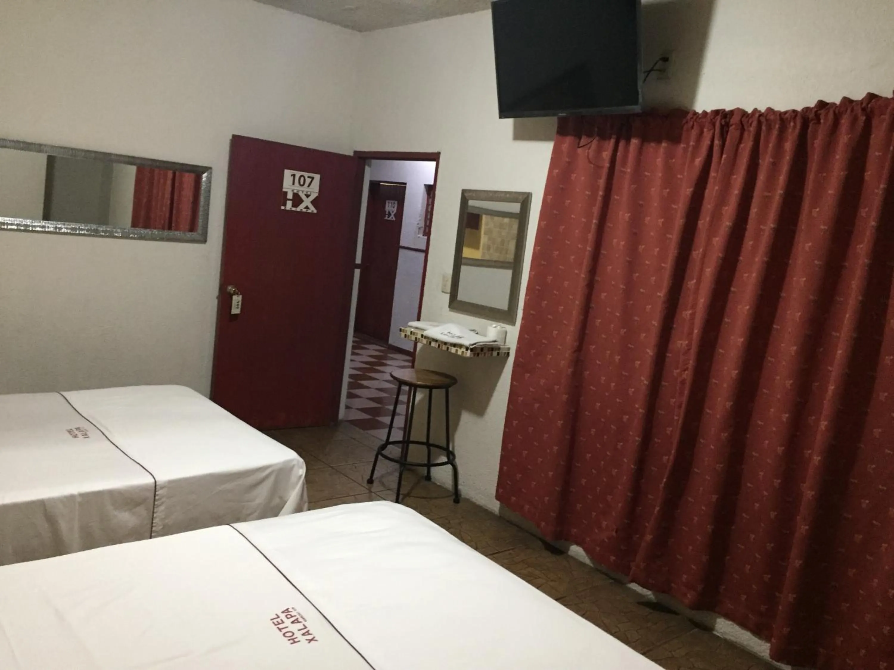 Decorative detail, Bed in Hotel Xalapa