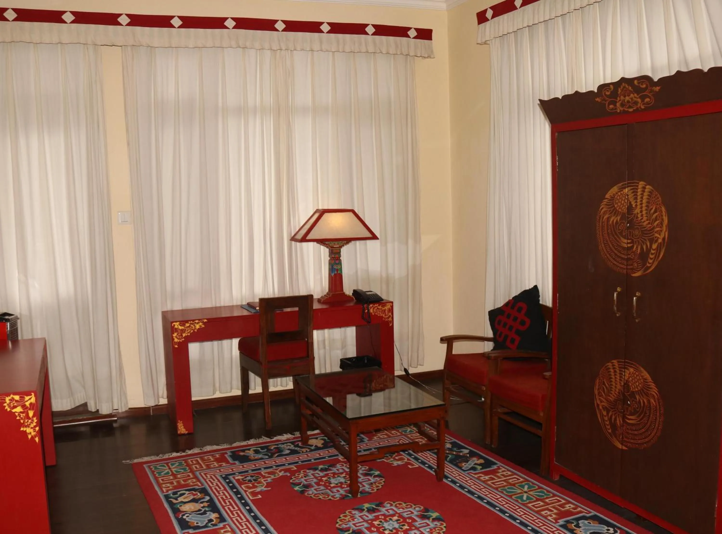 Seating area in New Serkong House