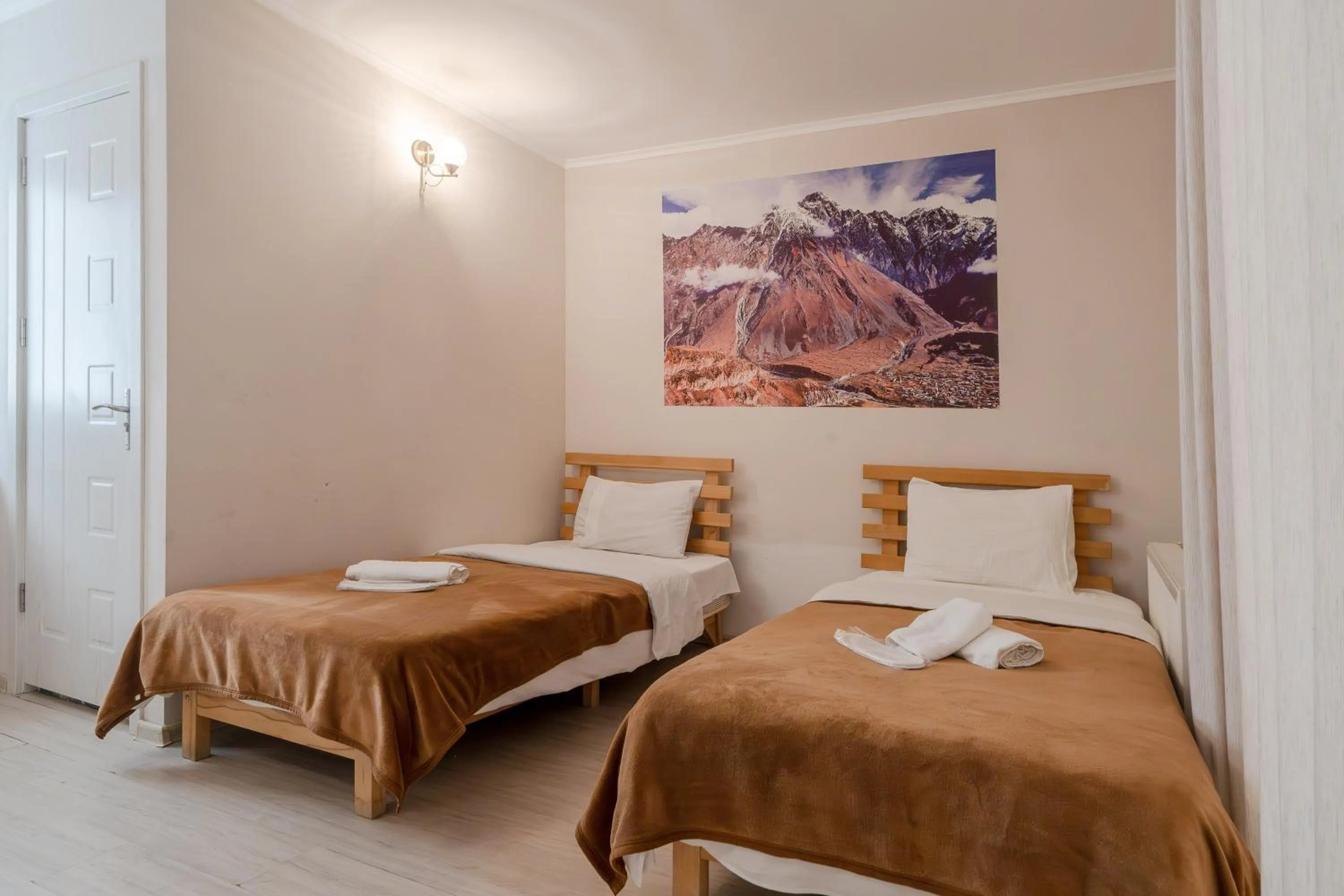 Bed in Hotel Tato & CoWorking space