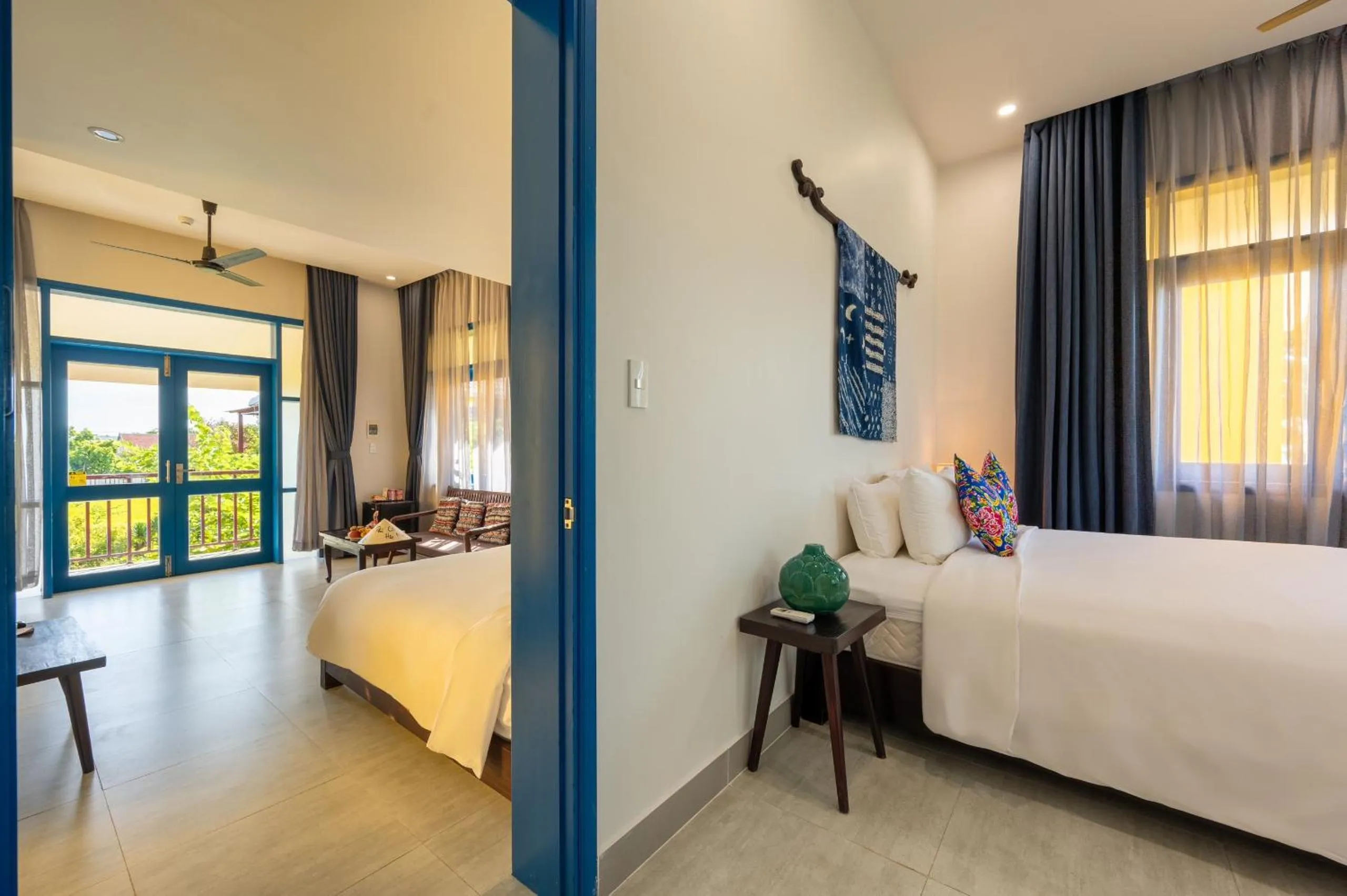 Photo of the whole room, Bed in Chez Mimosa Rice Field Retreat