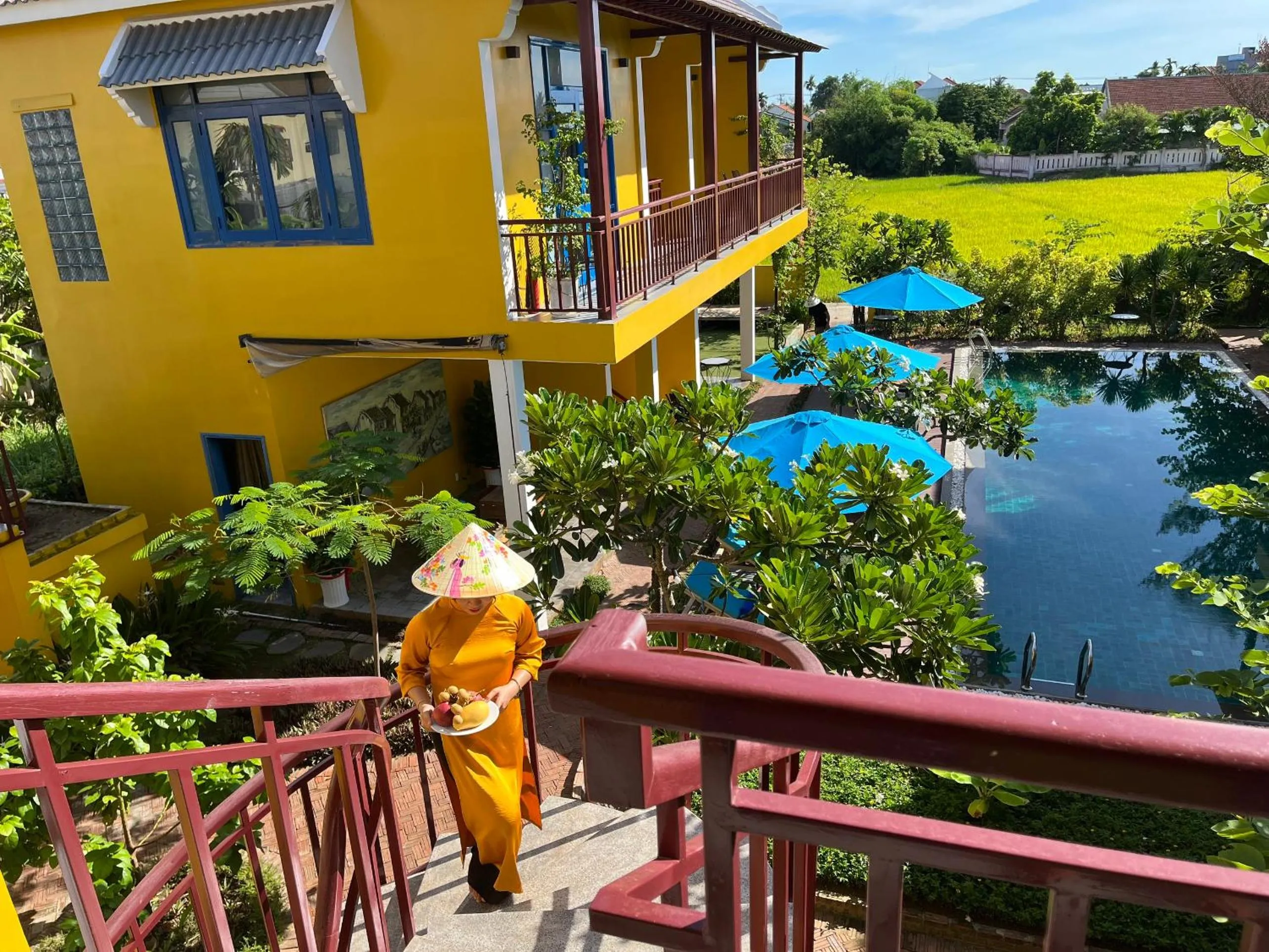 Property building in Chez Mimosa Rice Field Retreat