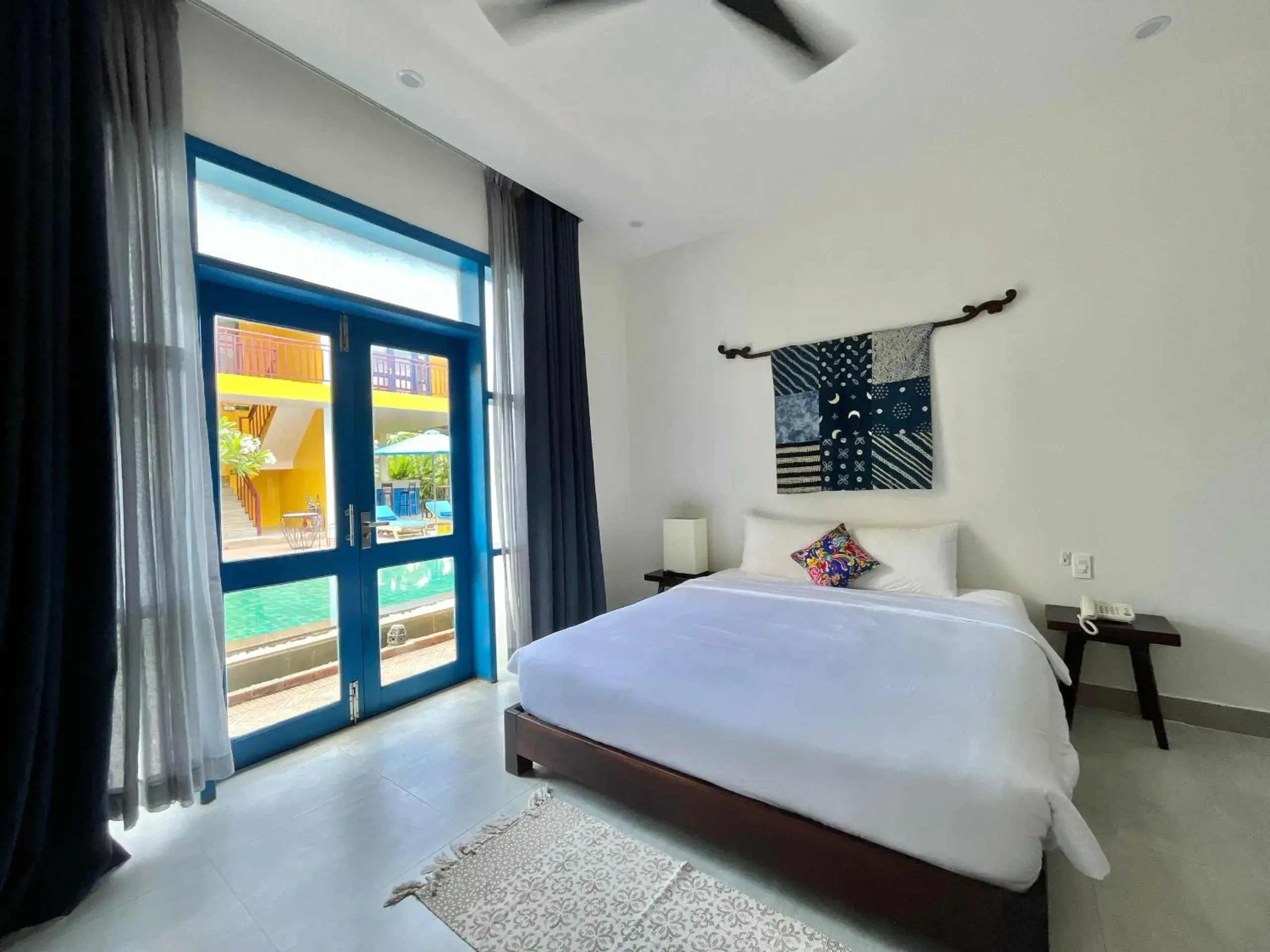 Double Room with Pool View in Chez Mimosa Rice Field Retreat Double Room with Pool View in Chez Mimosa Rice Field Retreat