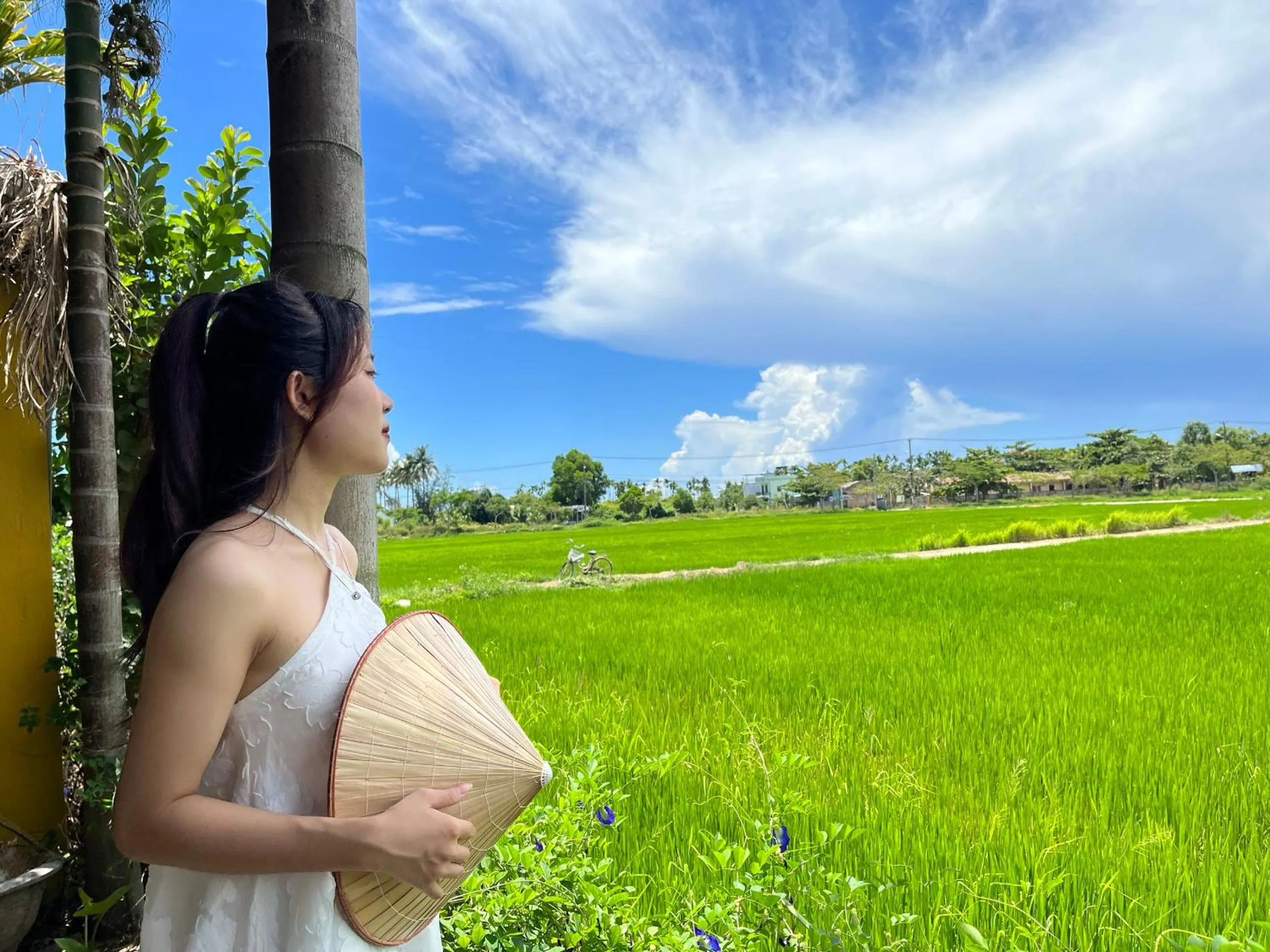 People in Chez Mimosa Rice Field Retreat