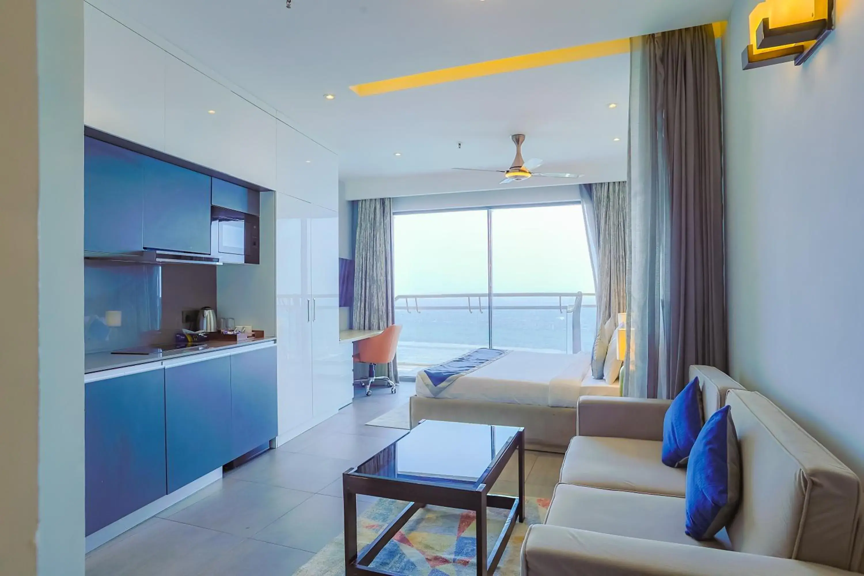 Deluxe Double Room with Balcony and Sea View in Hotel Livbox at Supernova Deluxe Double Room with Balcony and Sea View in Hotel Livbox at Supernova