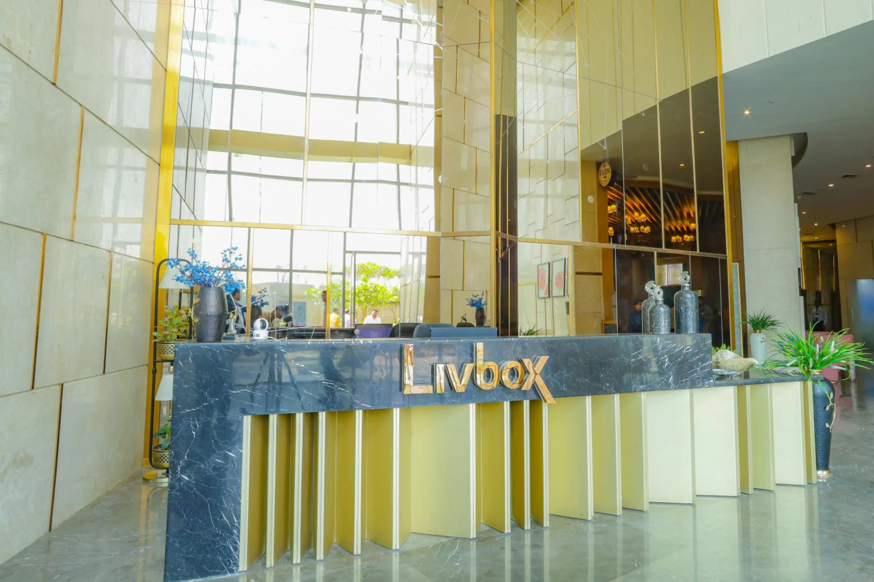 Lobby or reception in Hotel Livbox at Supernova