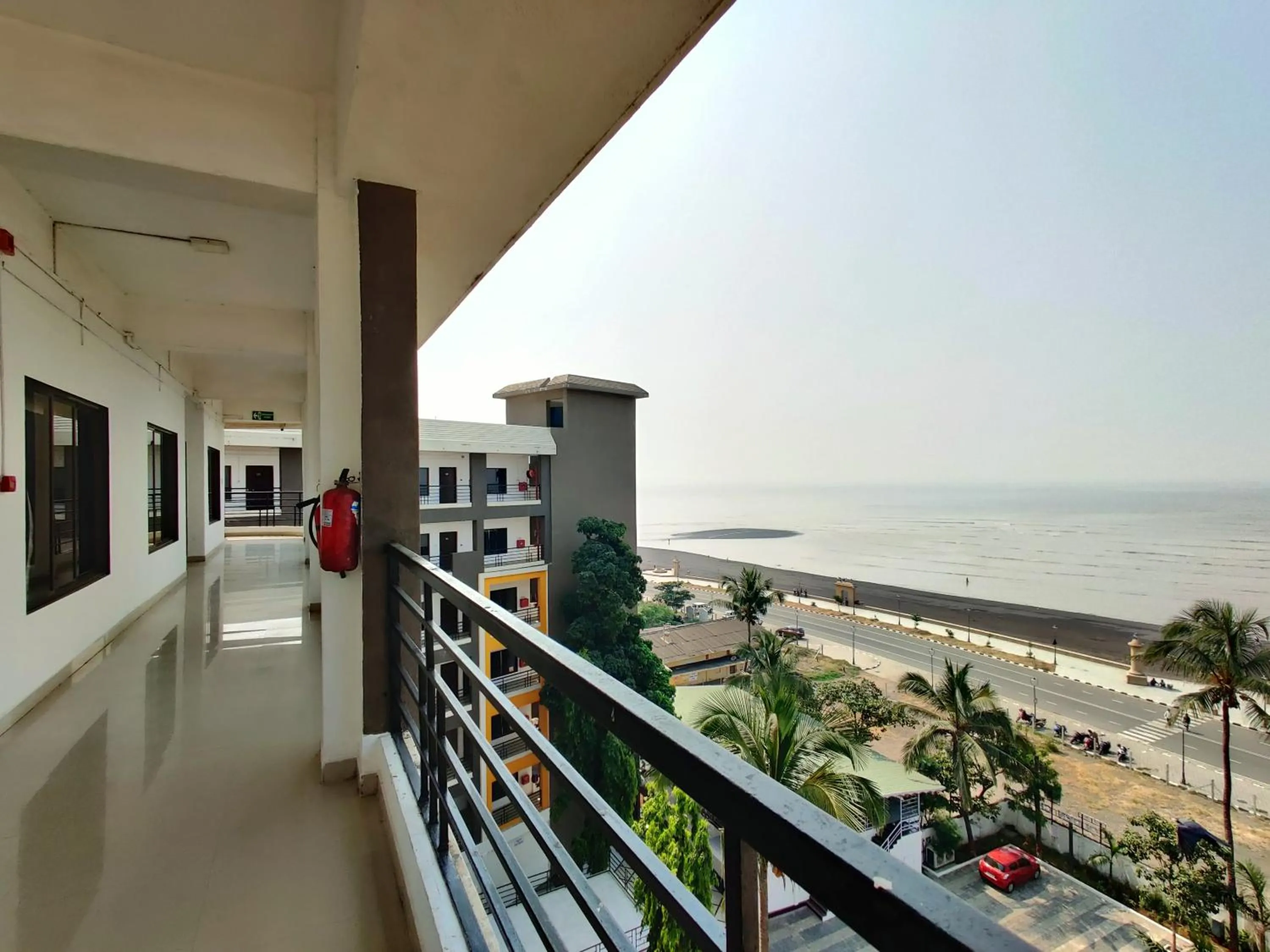 Sea view in Golden Chariot Hotel Daman
