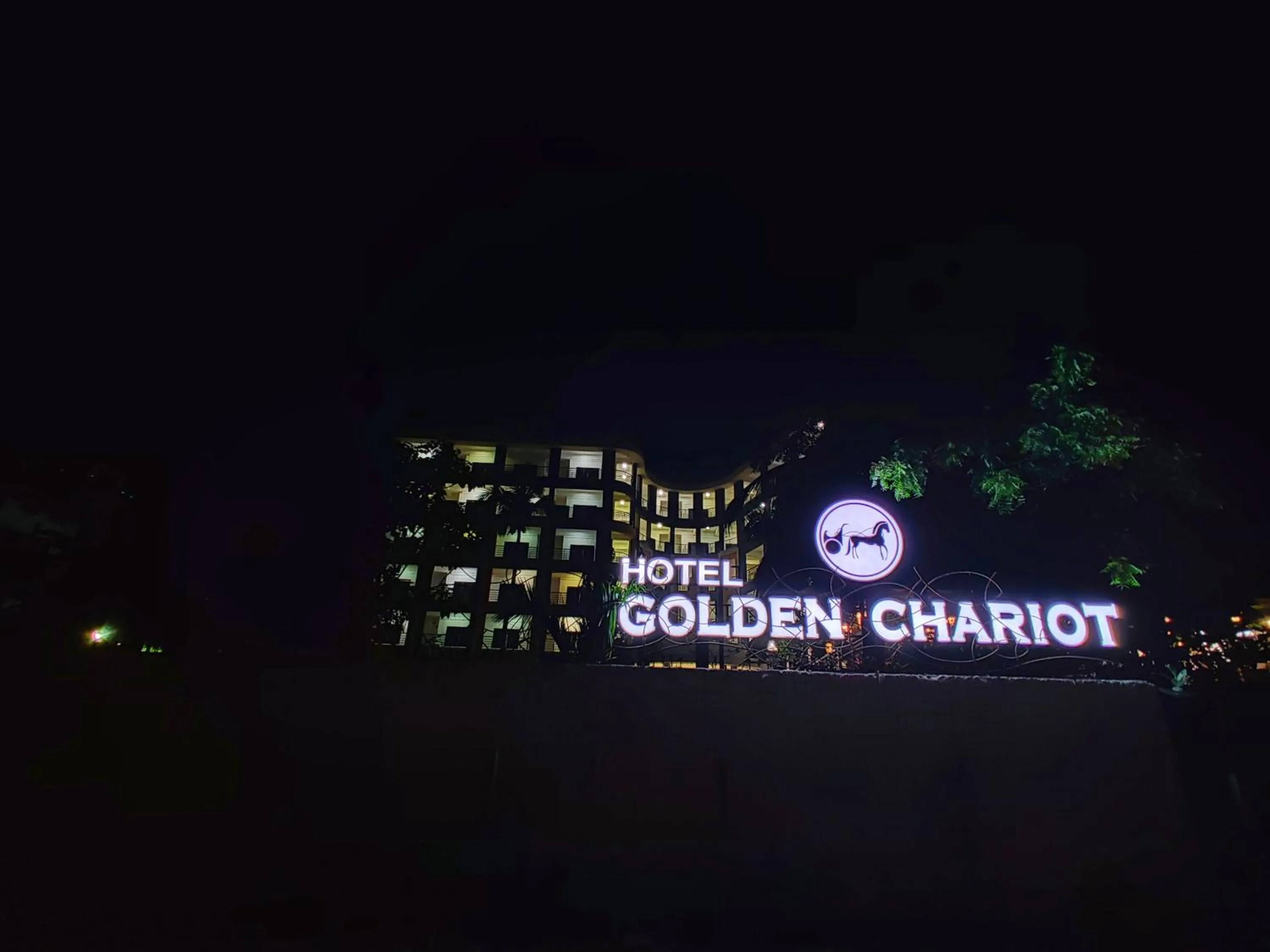 Facade/entrance in Golden Chariot Hotel Daman