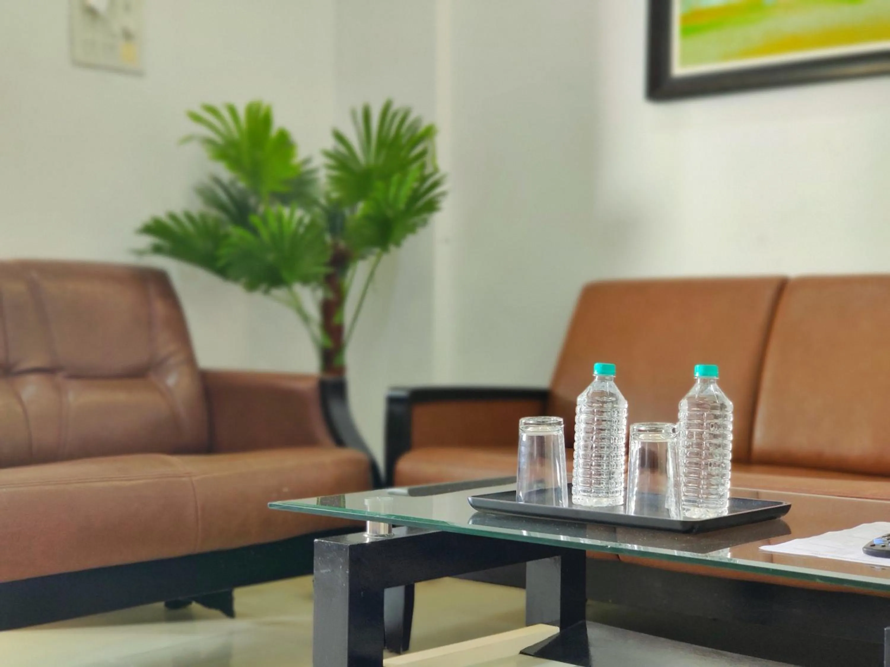 Seating area in Golden Chariot Hotel Daman