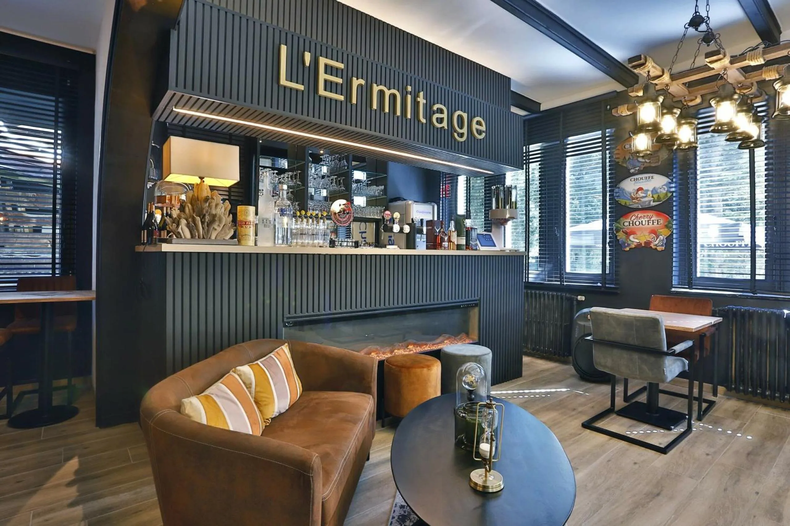 Lounge or bar in Hotel L'ermitage