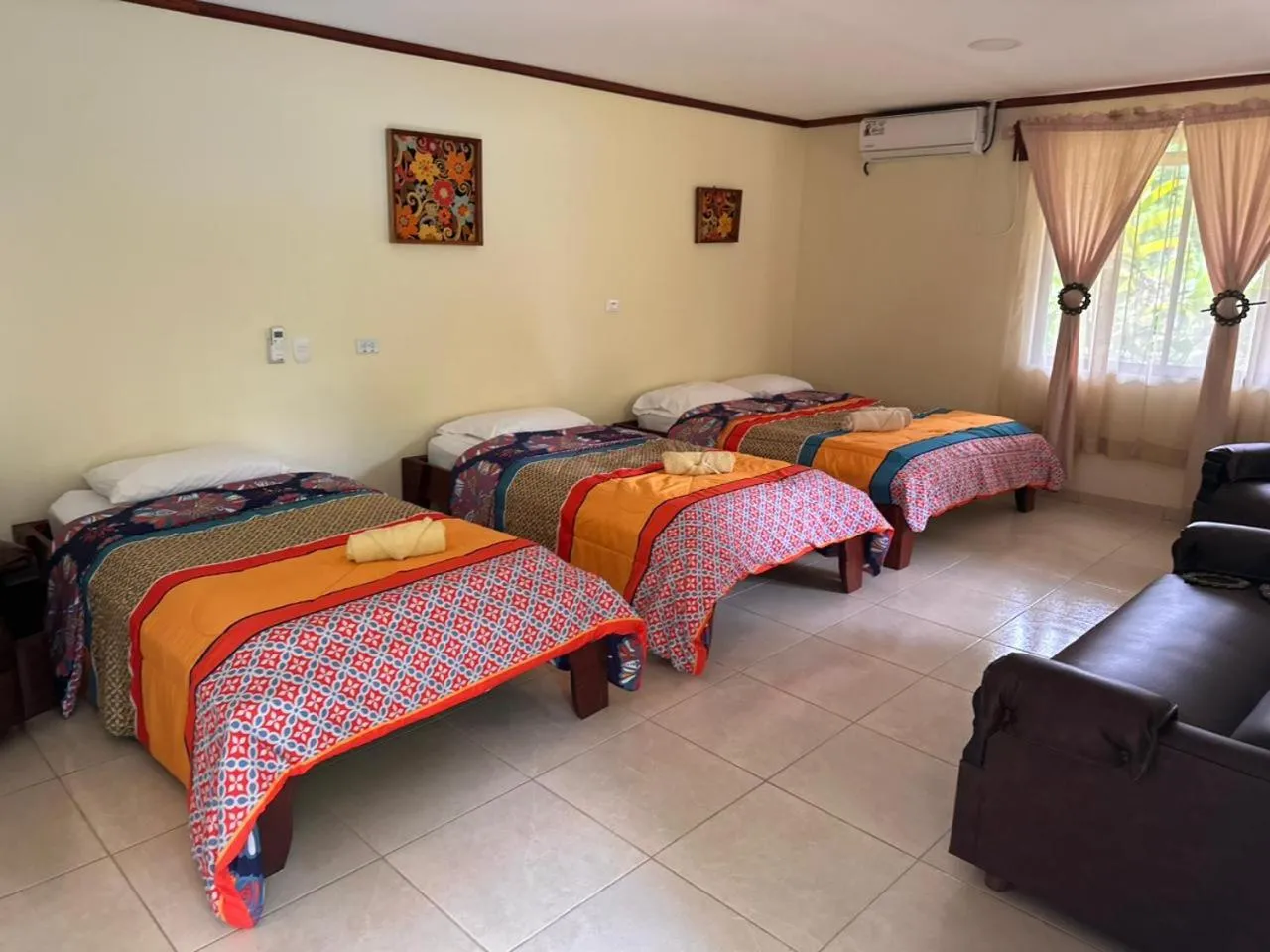 Bed in RIVER SIDE LODGE