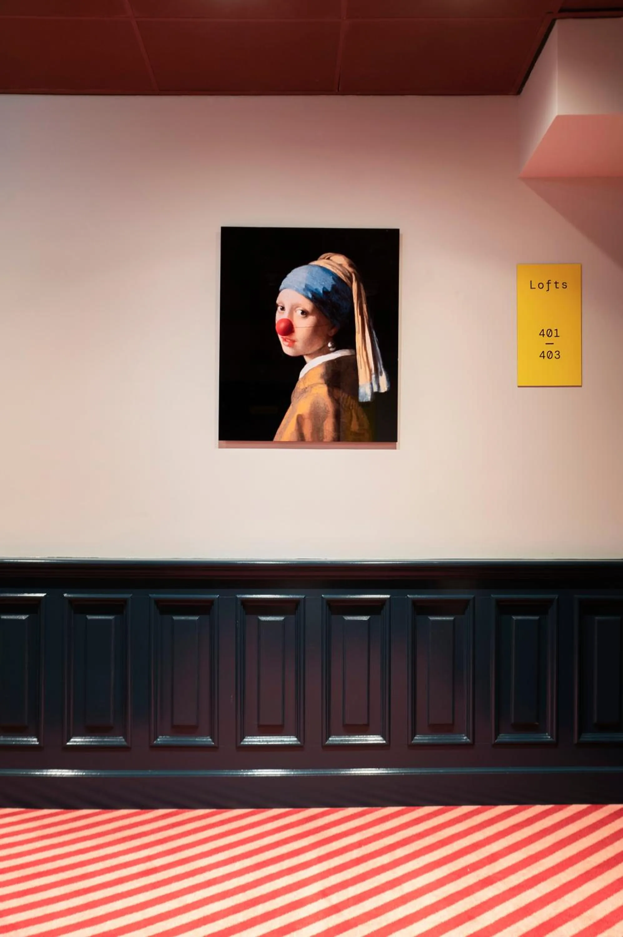 Decorative detail in City Hotel Rembrandt Square - Just renovated