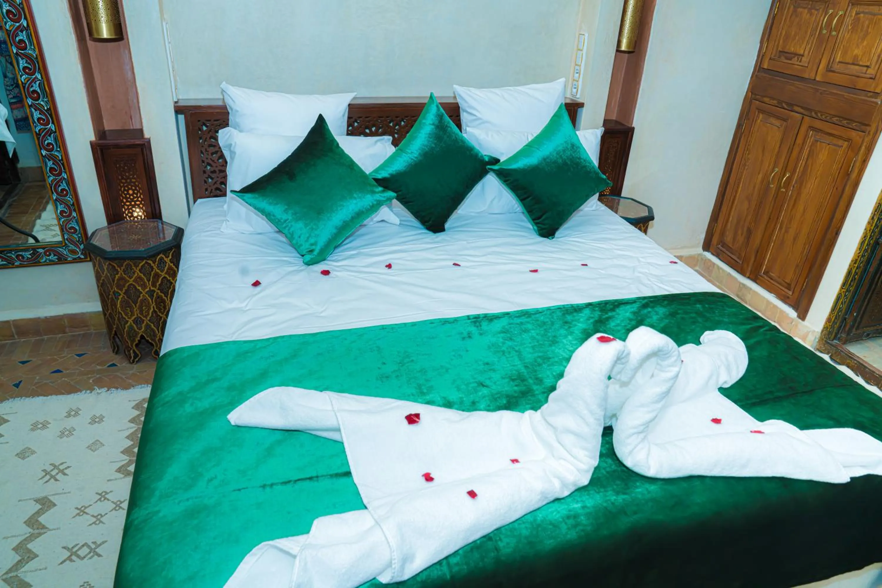 Bed in Riad Dar Zaouia