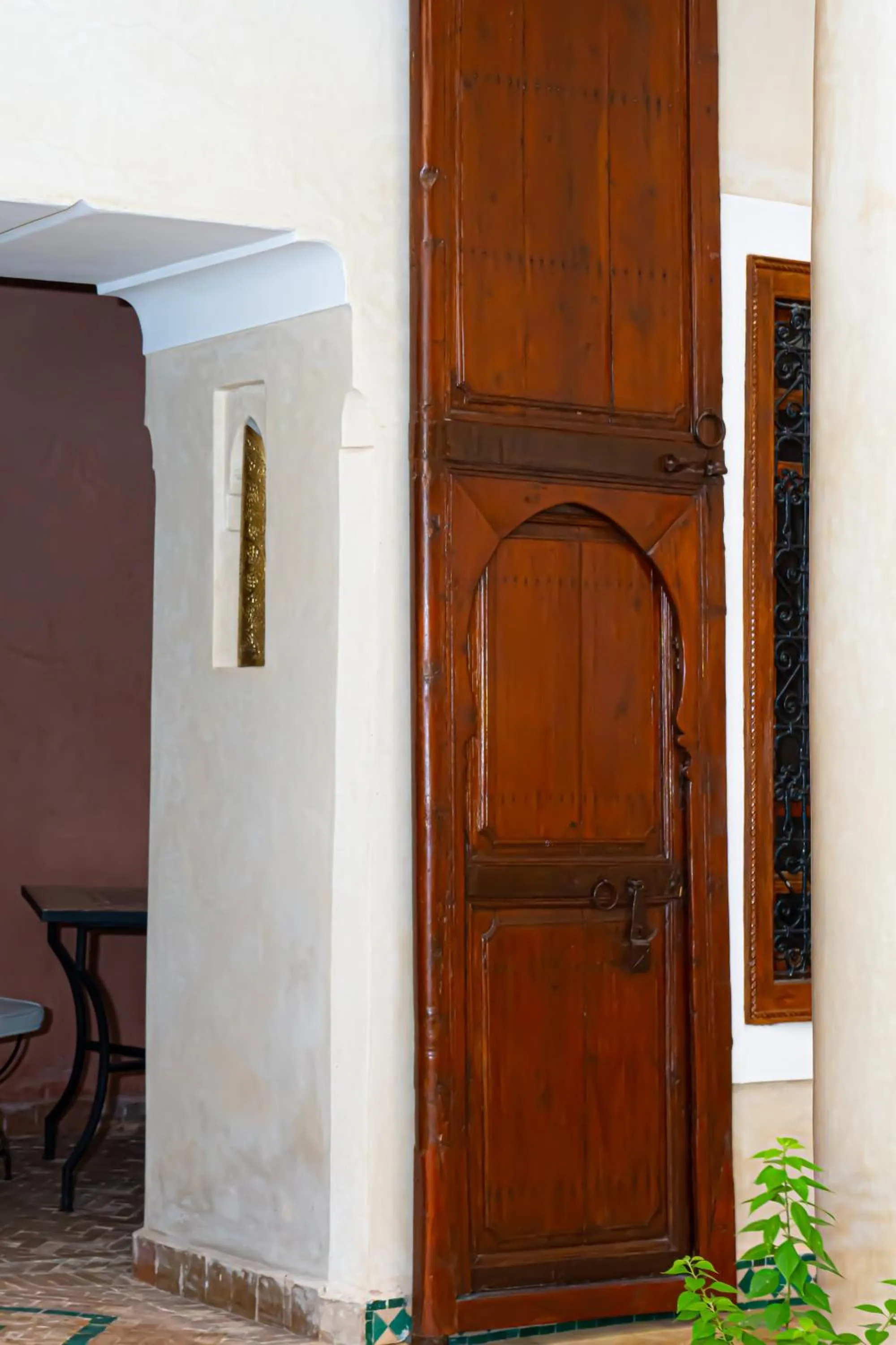 Decorative detail in Riad Dar Zaouia
