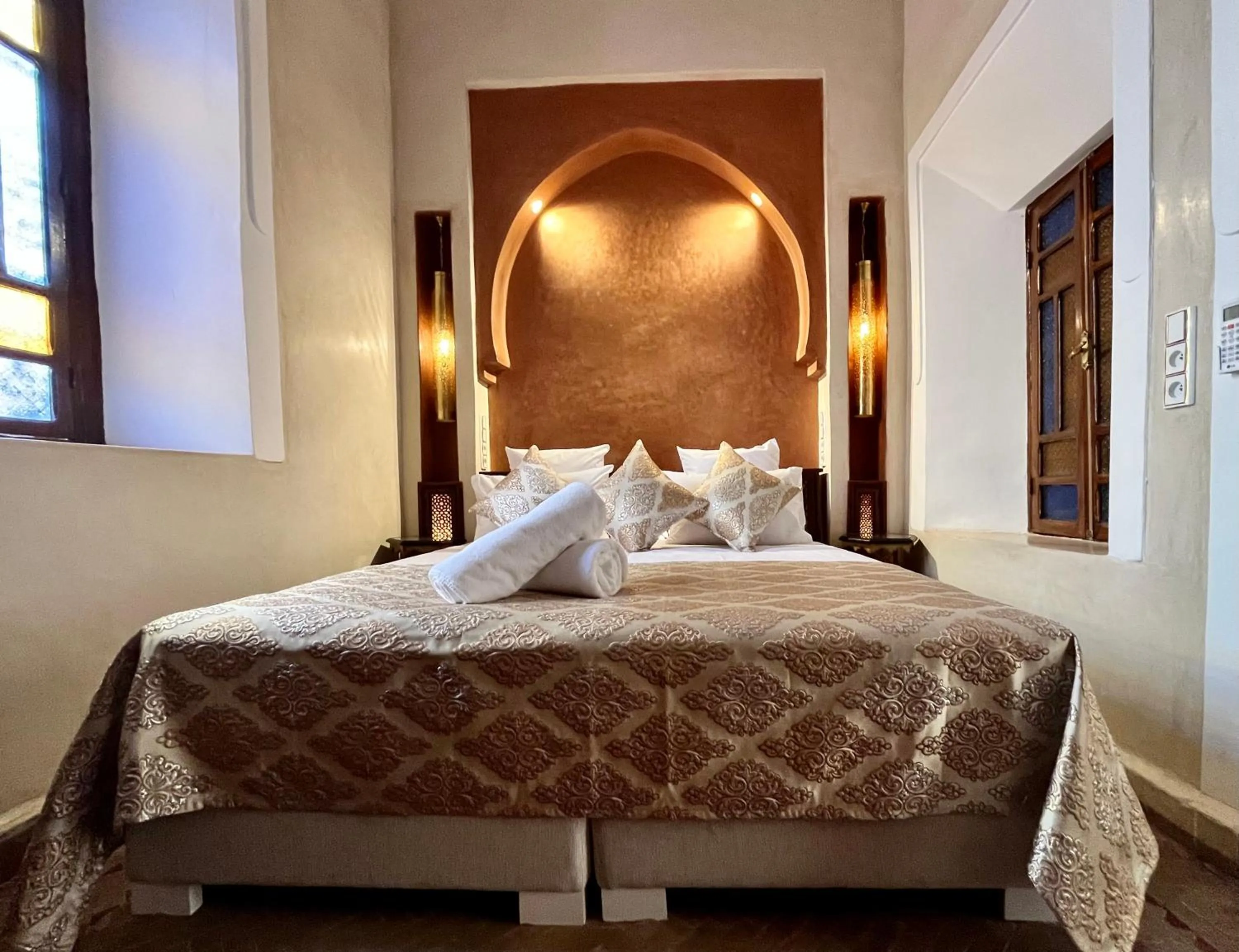Bed in Riad Dar Zaouia