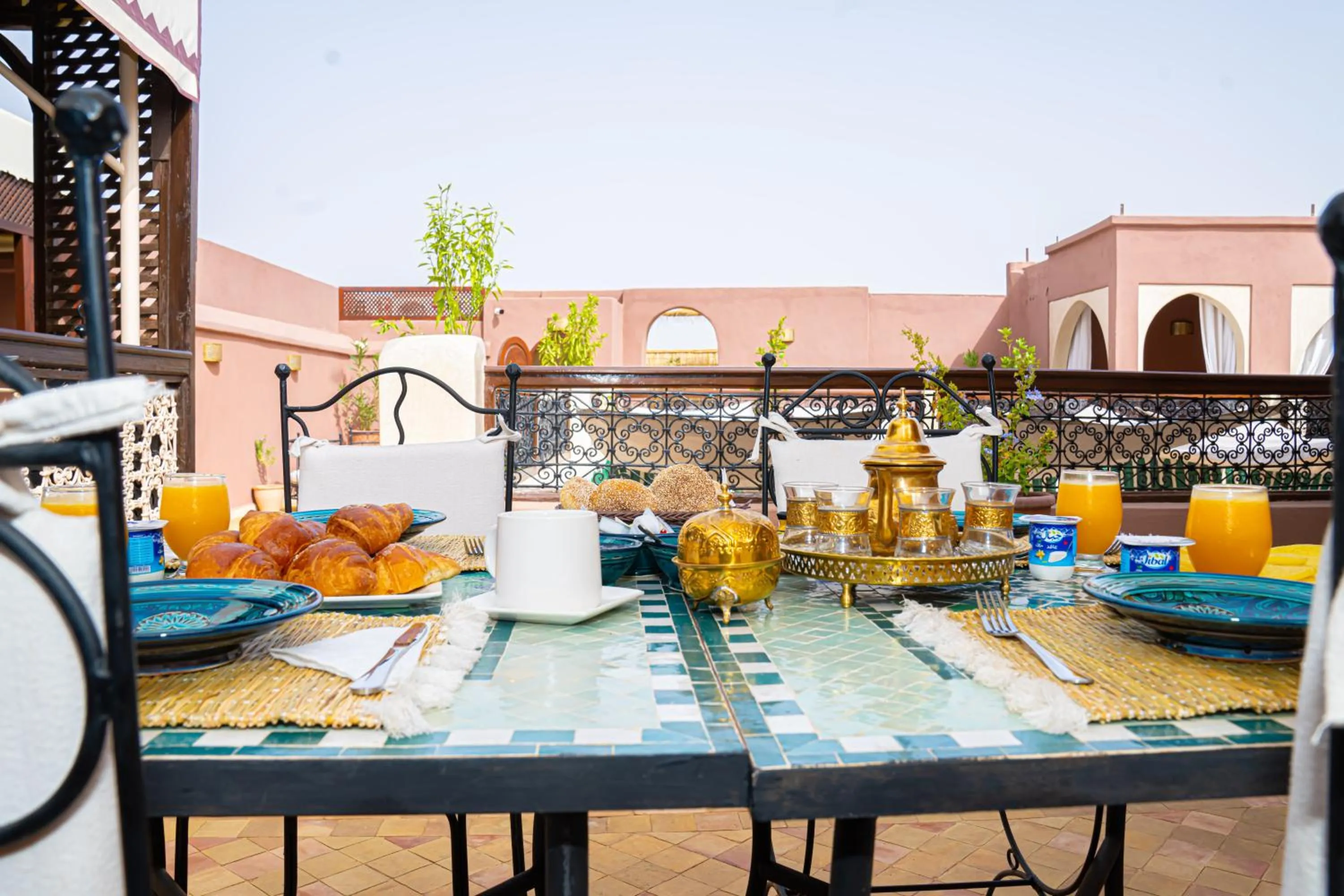 Continental breakfast in Riad Dar Zaouia