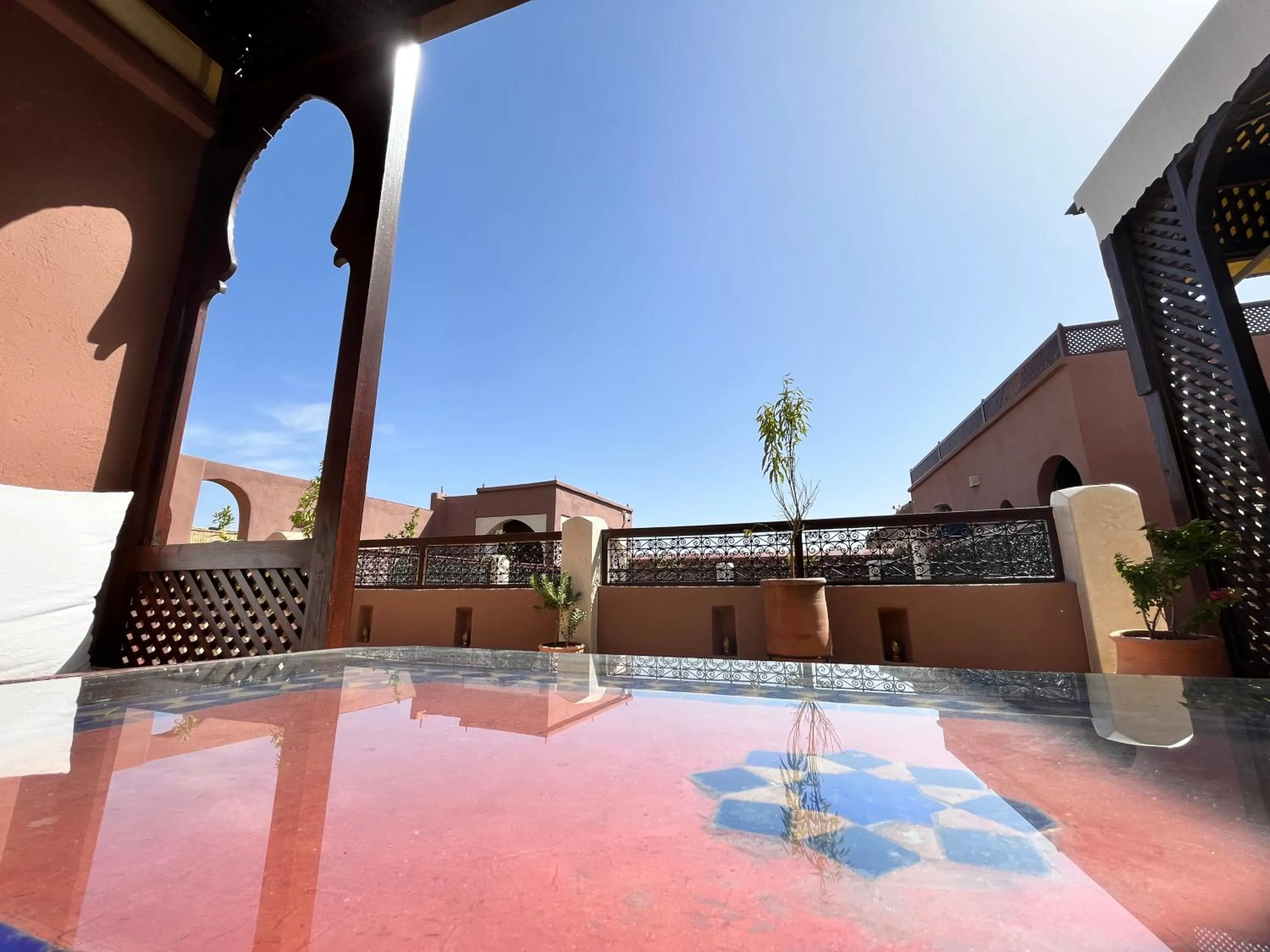 Balcony/Terrace in Riad Dar Zaouia