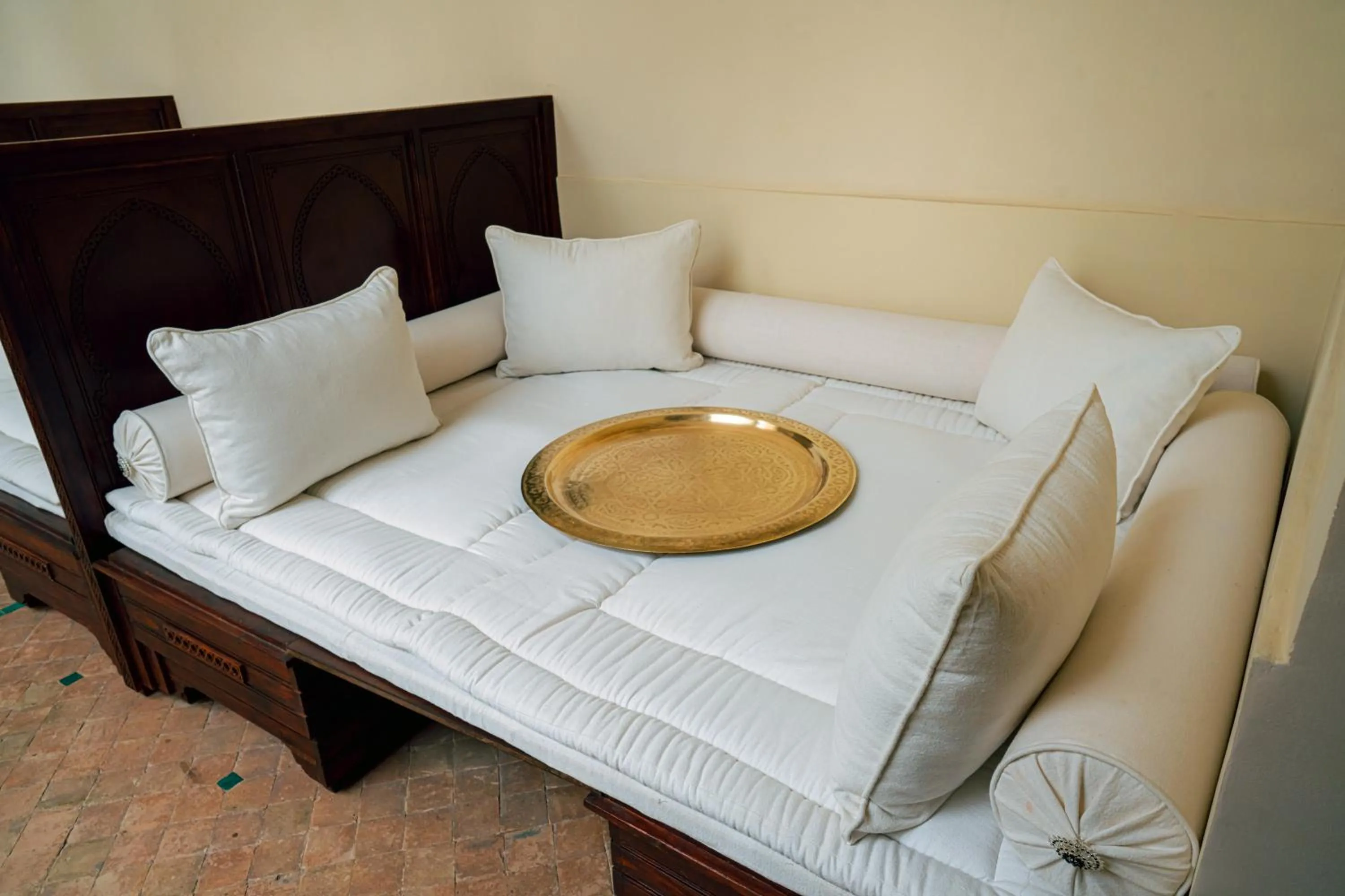 Living room, Bed in Riad Dar Zaouia