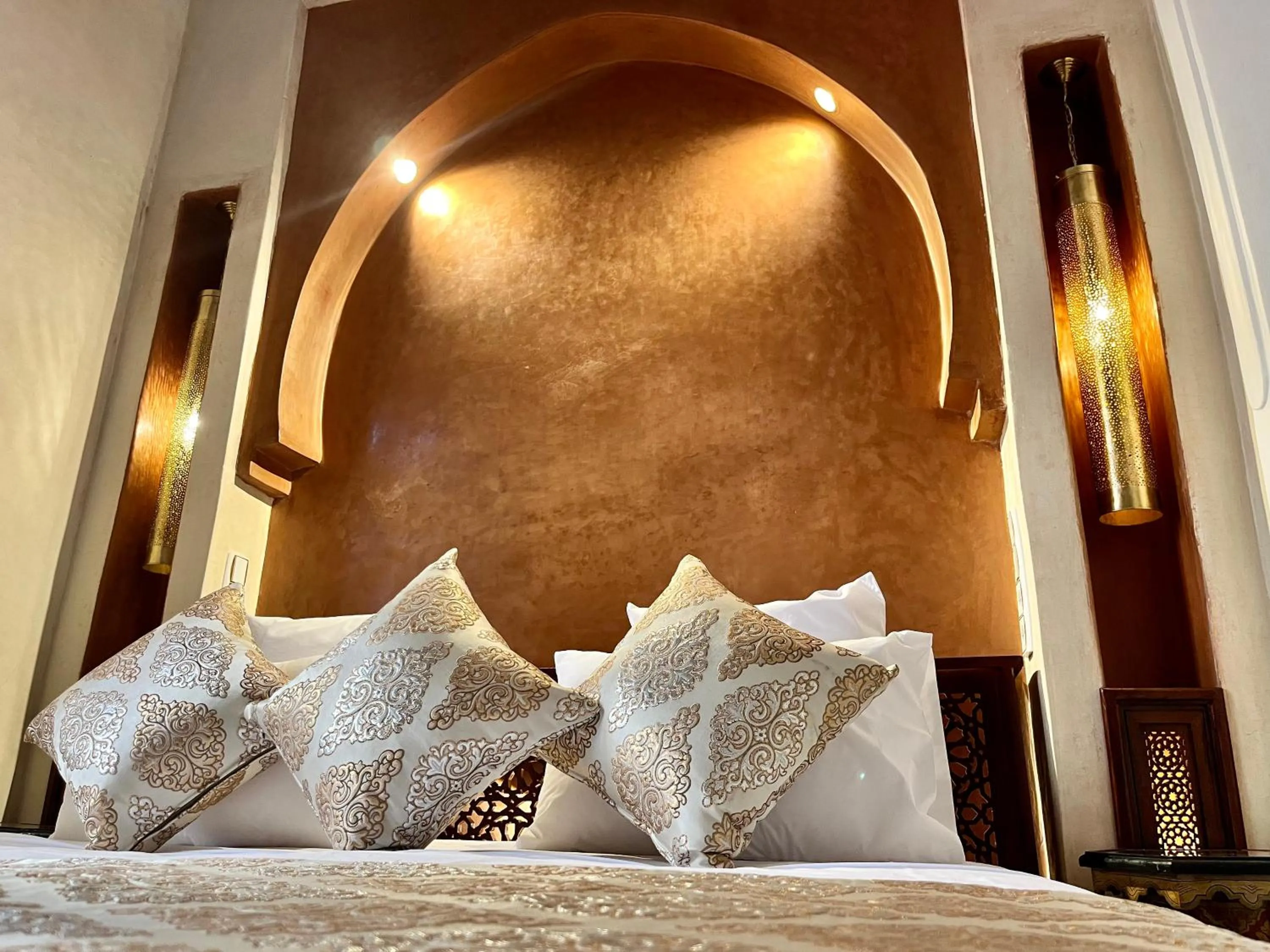 Bed in Riad Dar Zaouia