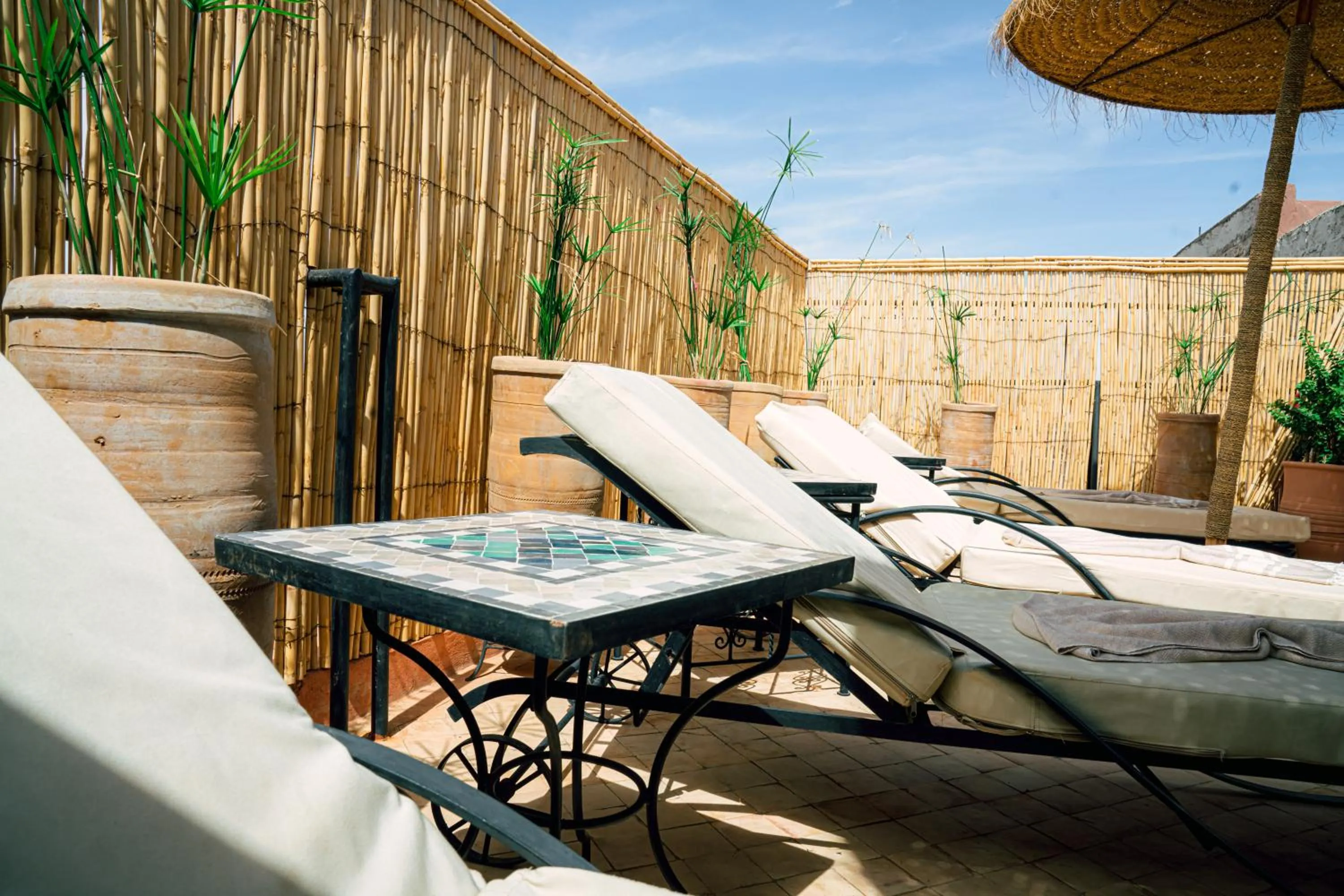 Solarium in Riad Dar Zaouia