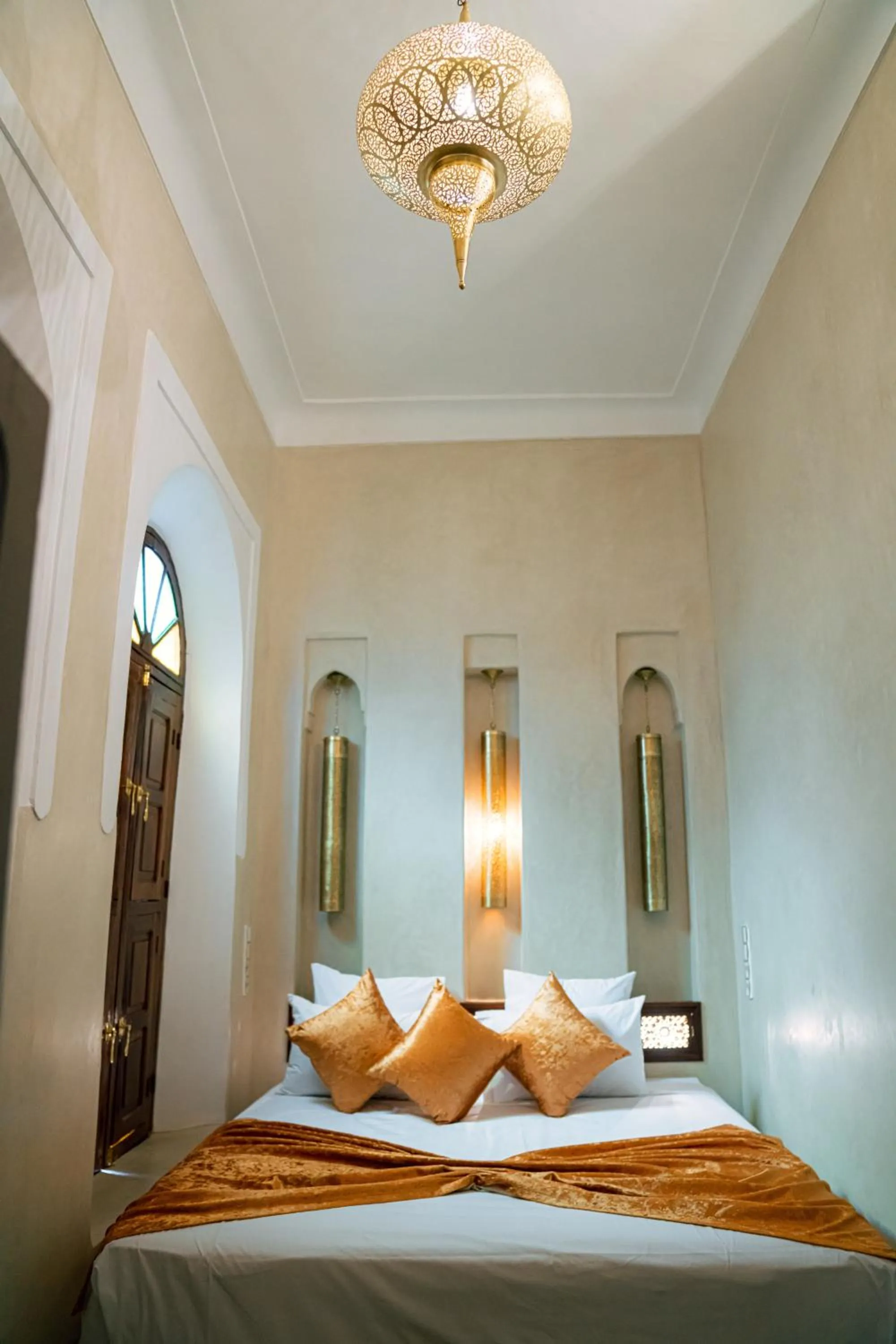 Decorative detail, Bed in Riad Dar Zaouia