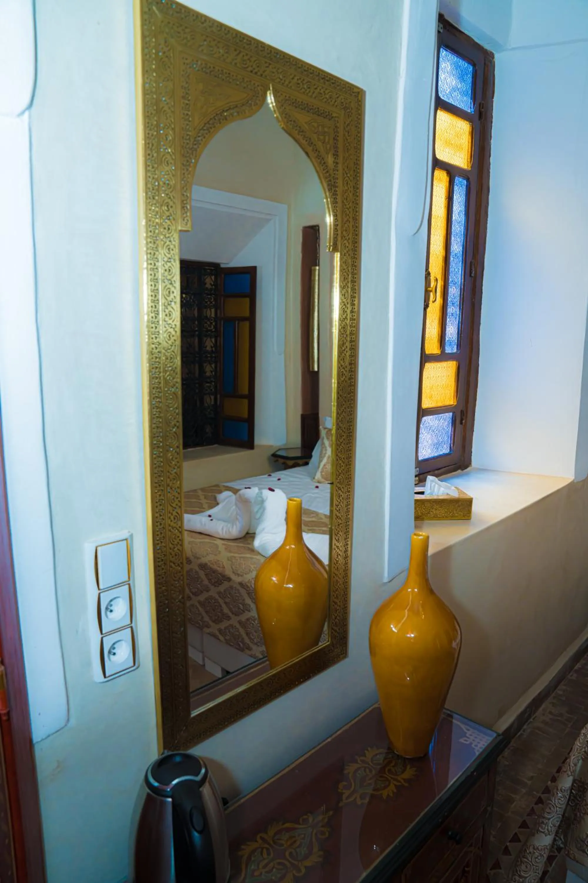 Decorative detail in Riad Dar Zaouia