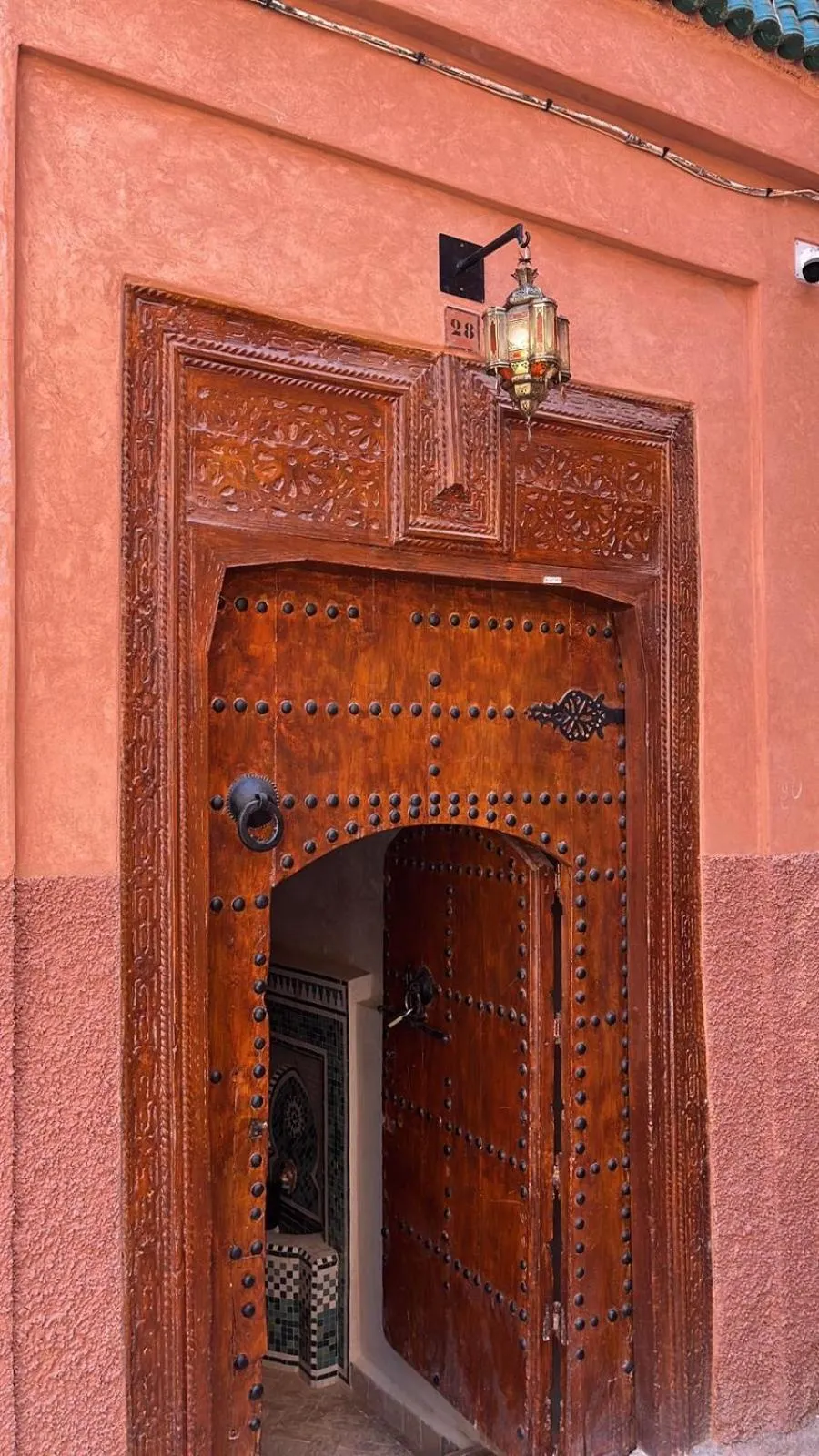 Facade/entrance in Riad Dar Zaouia