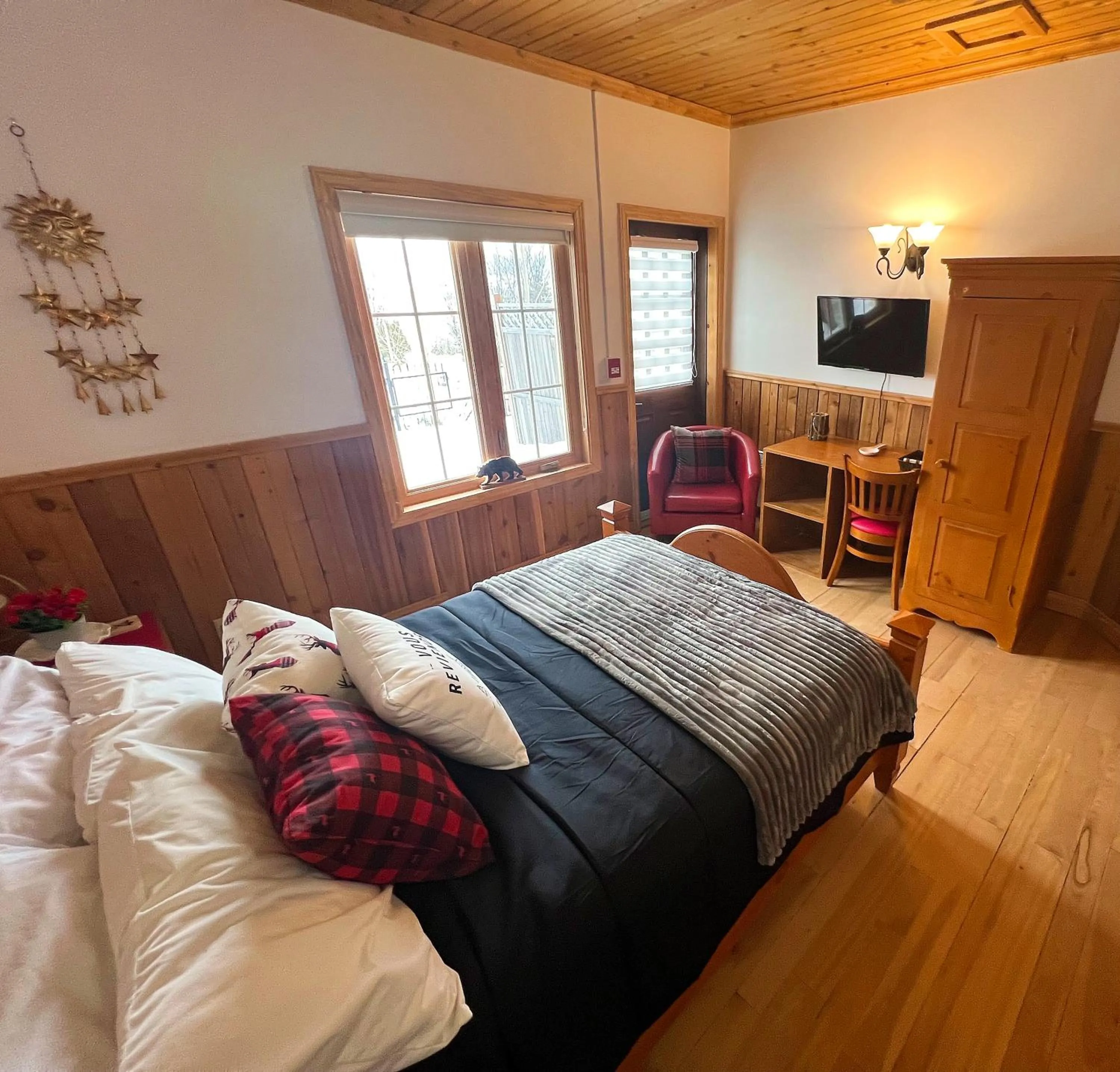 Bed in Auberge au Poste de Traite