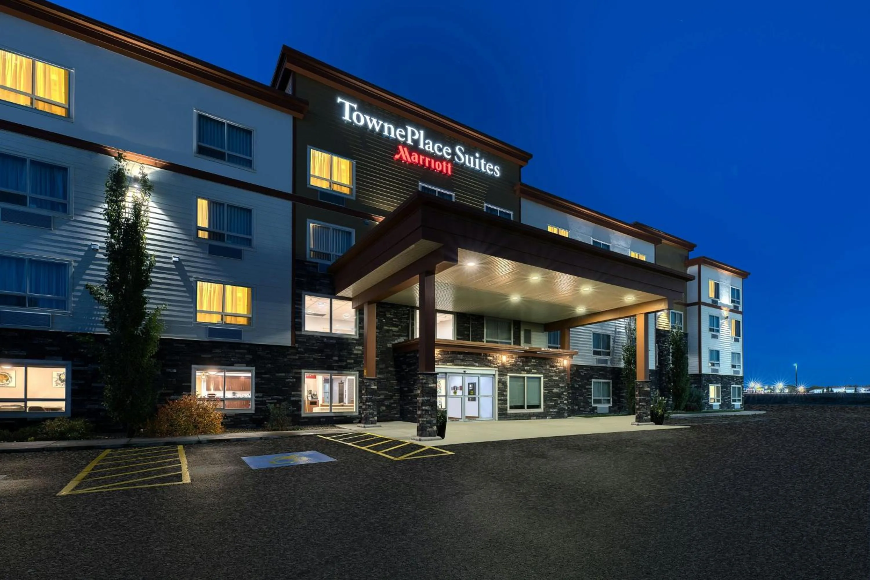 Property building in TownePlace Suites by Marriott Red Deer