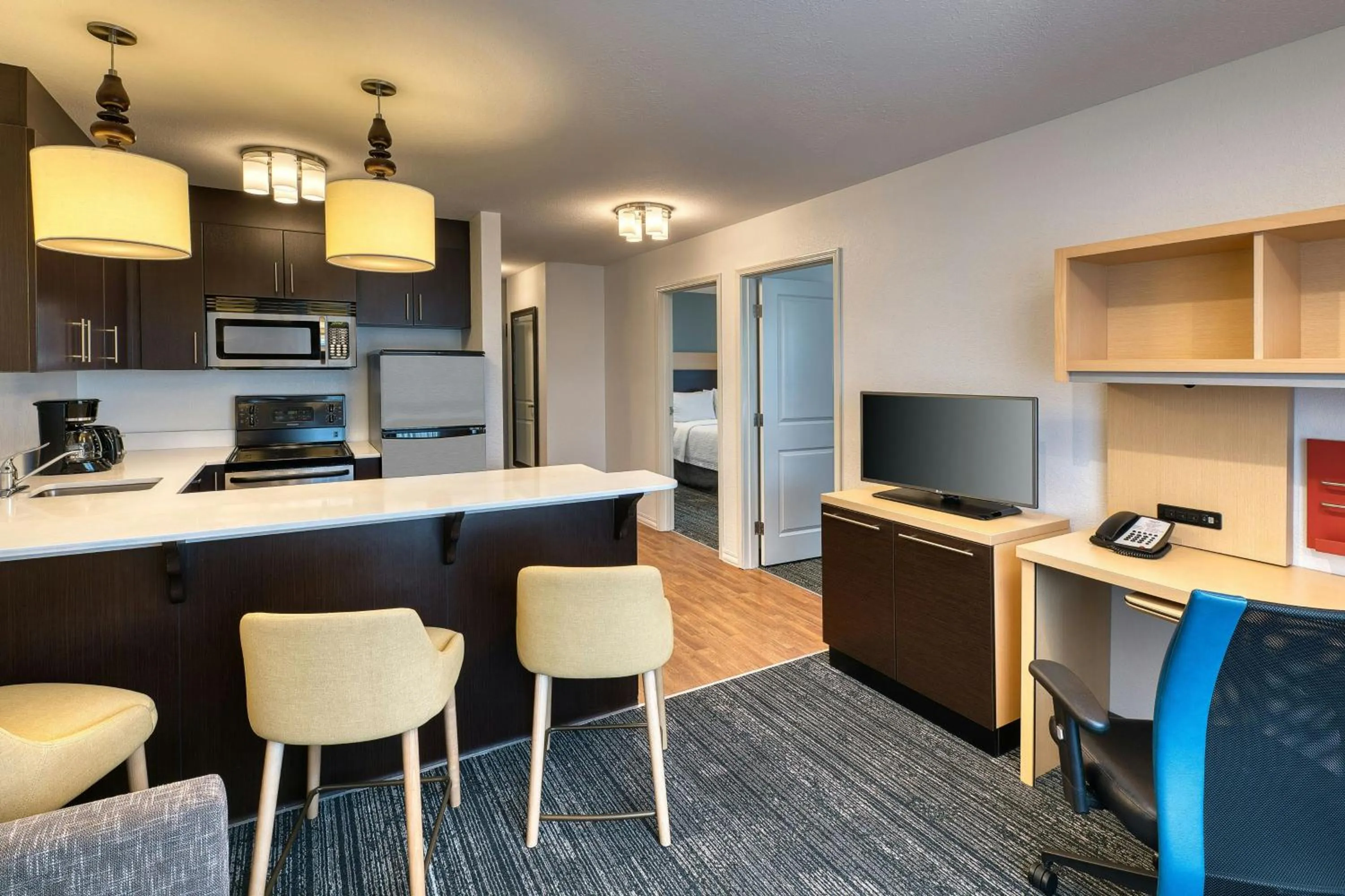 Bedroom in TownePlace Suites by Marriott Red Deer