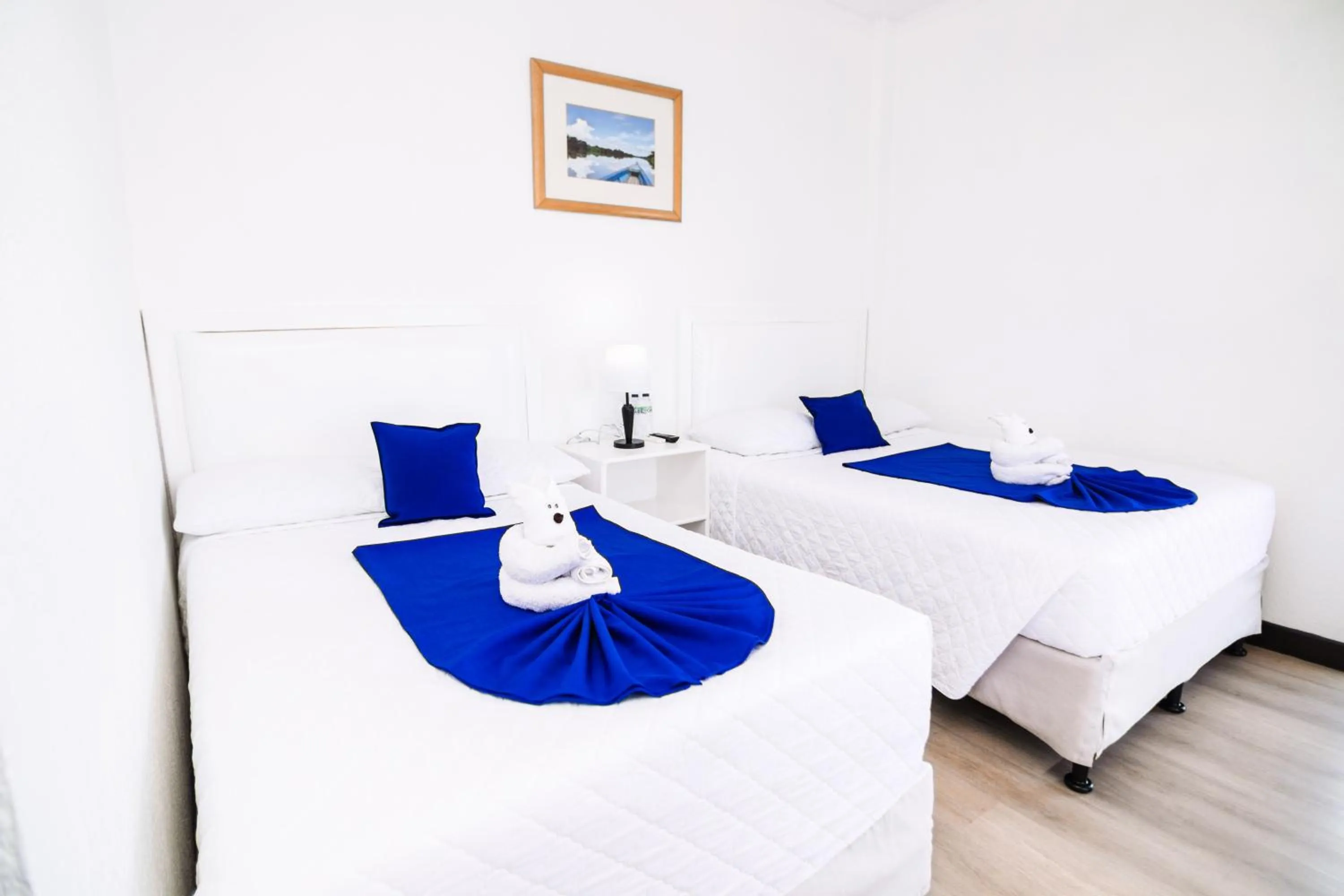 Bed in Hotel Villa del Lago