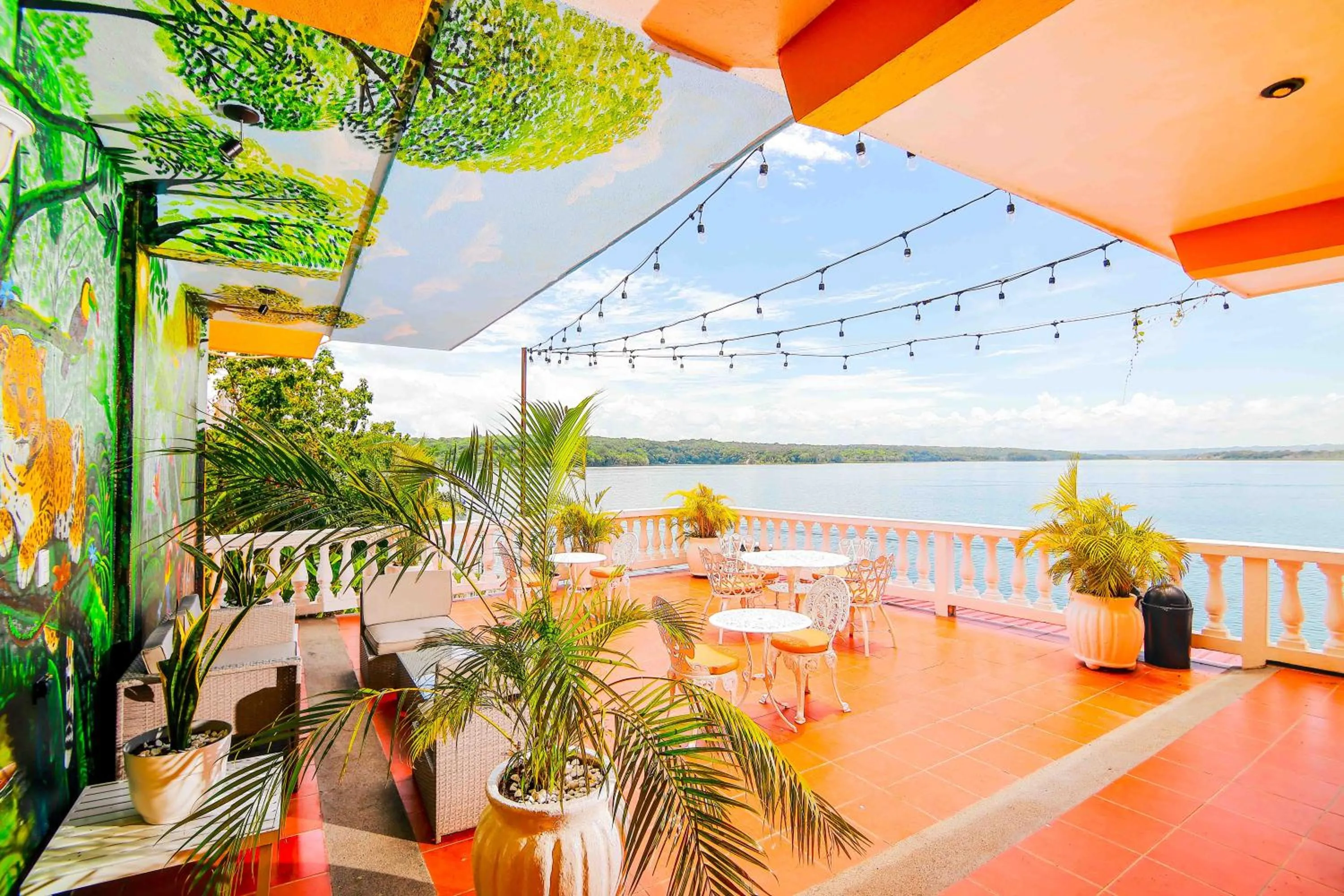 Balcony/Terrace in Hotel Villa del Lago