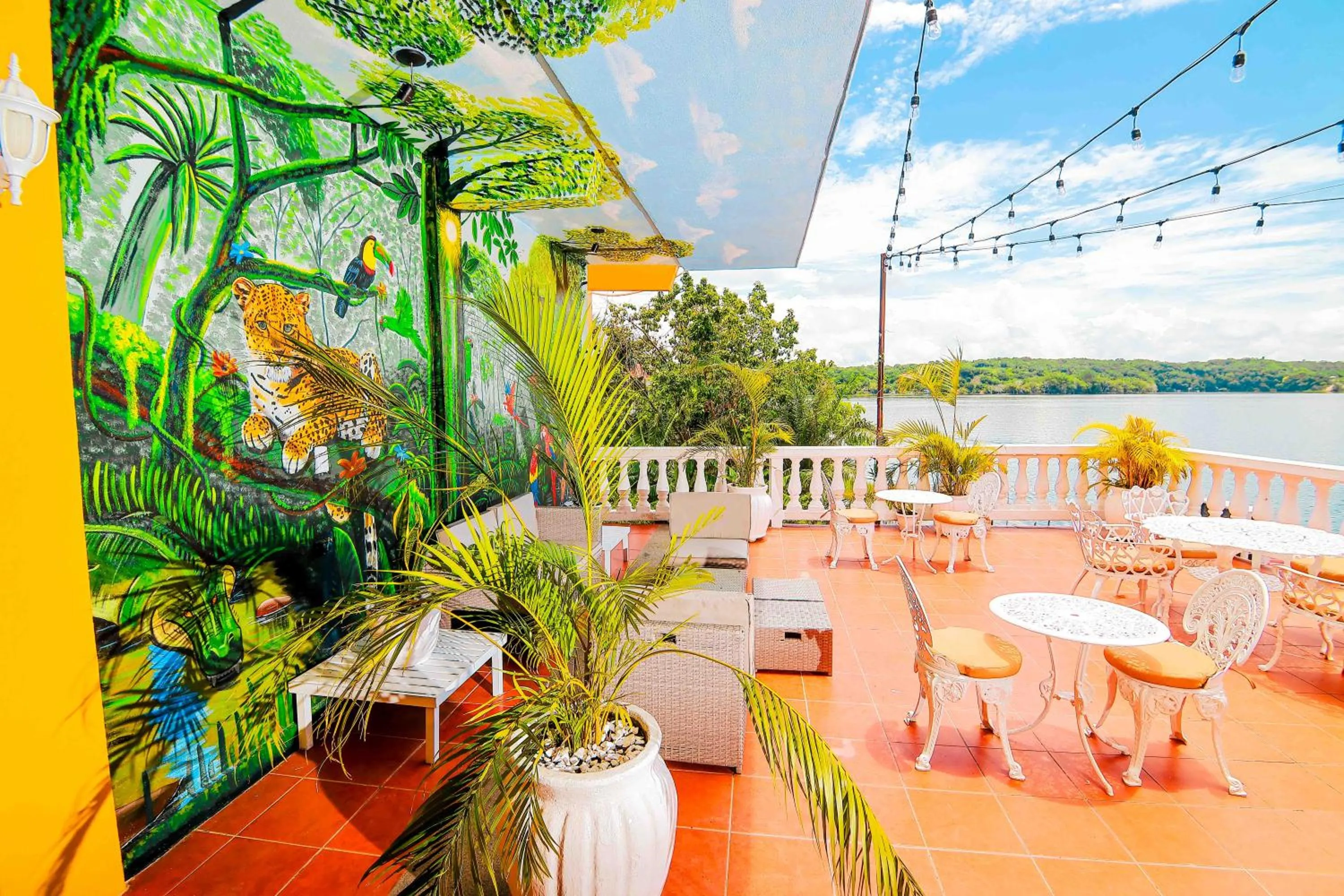 Balcony/Terrace in Hotel Villa del Lago