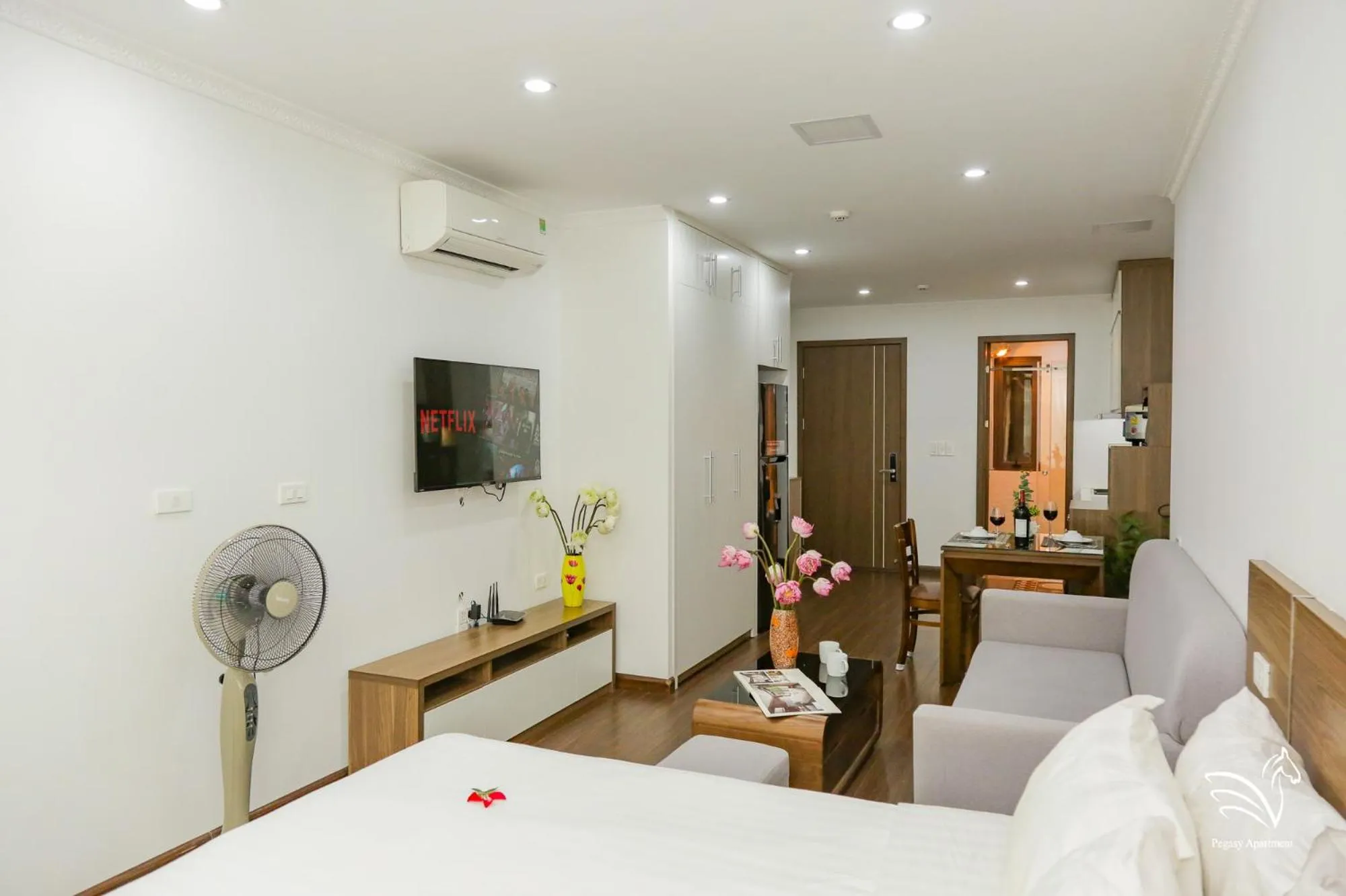 Bedroom, Bed in Pegasy Apartments & Travel