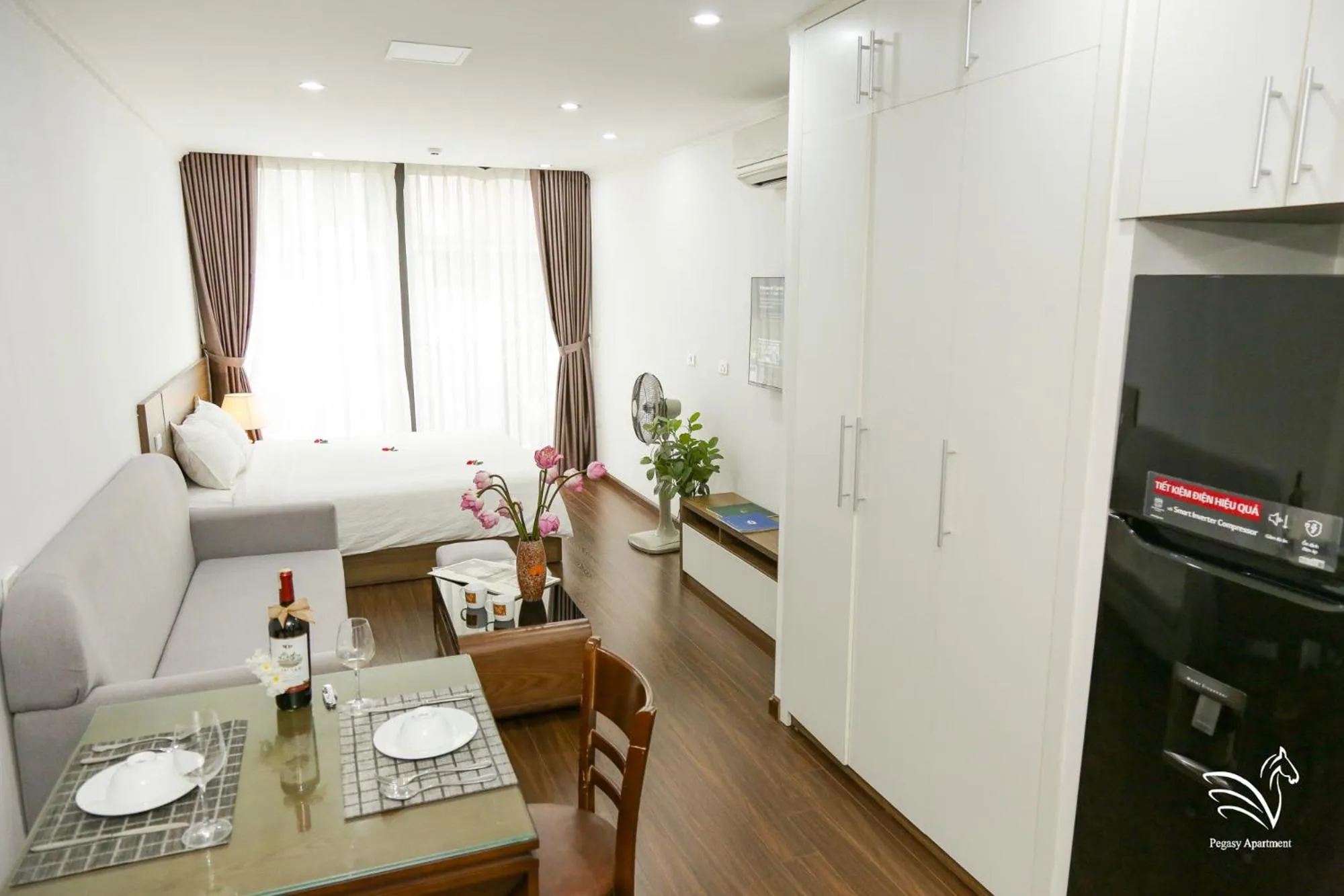 stove in Pegasy Apartments & Travel