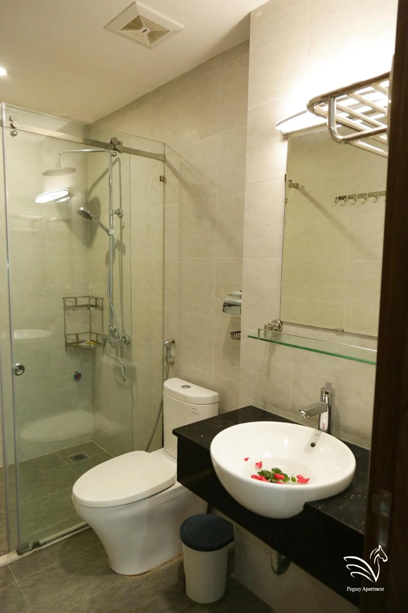 Bathroom in Pegasy Apartments & Travel