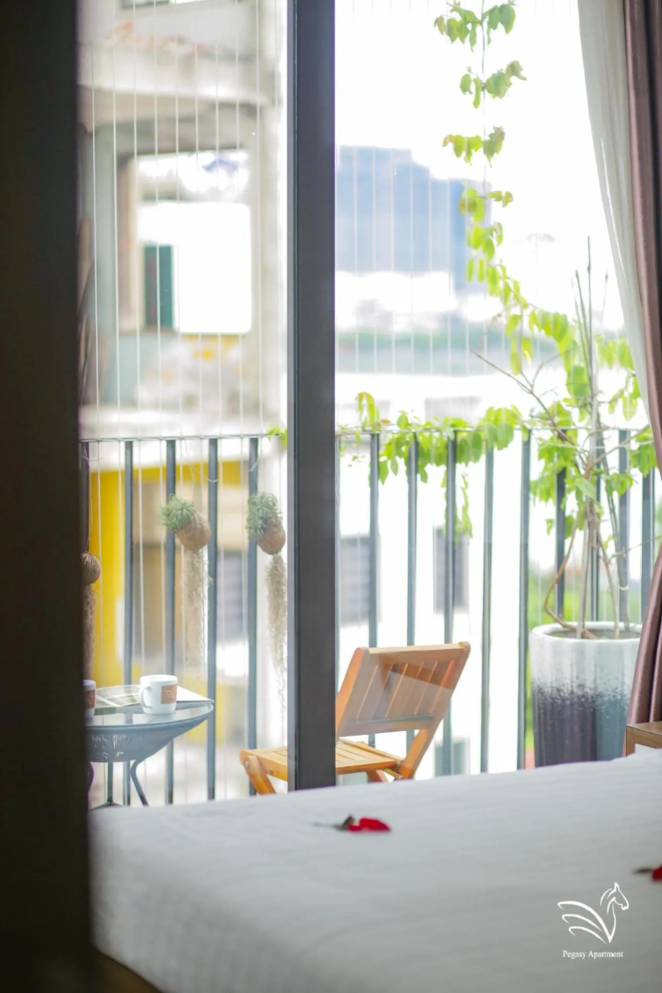 View (from property/room), Bed in Pegasy Apartments & Travel