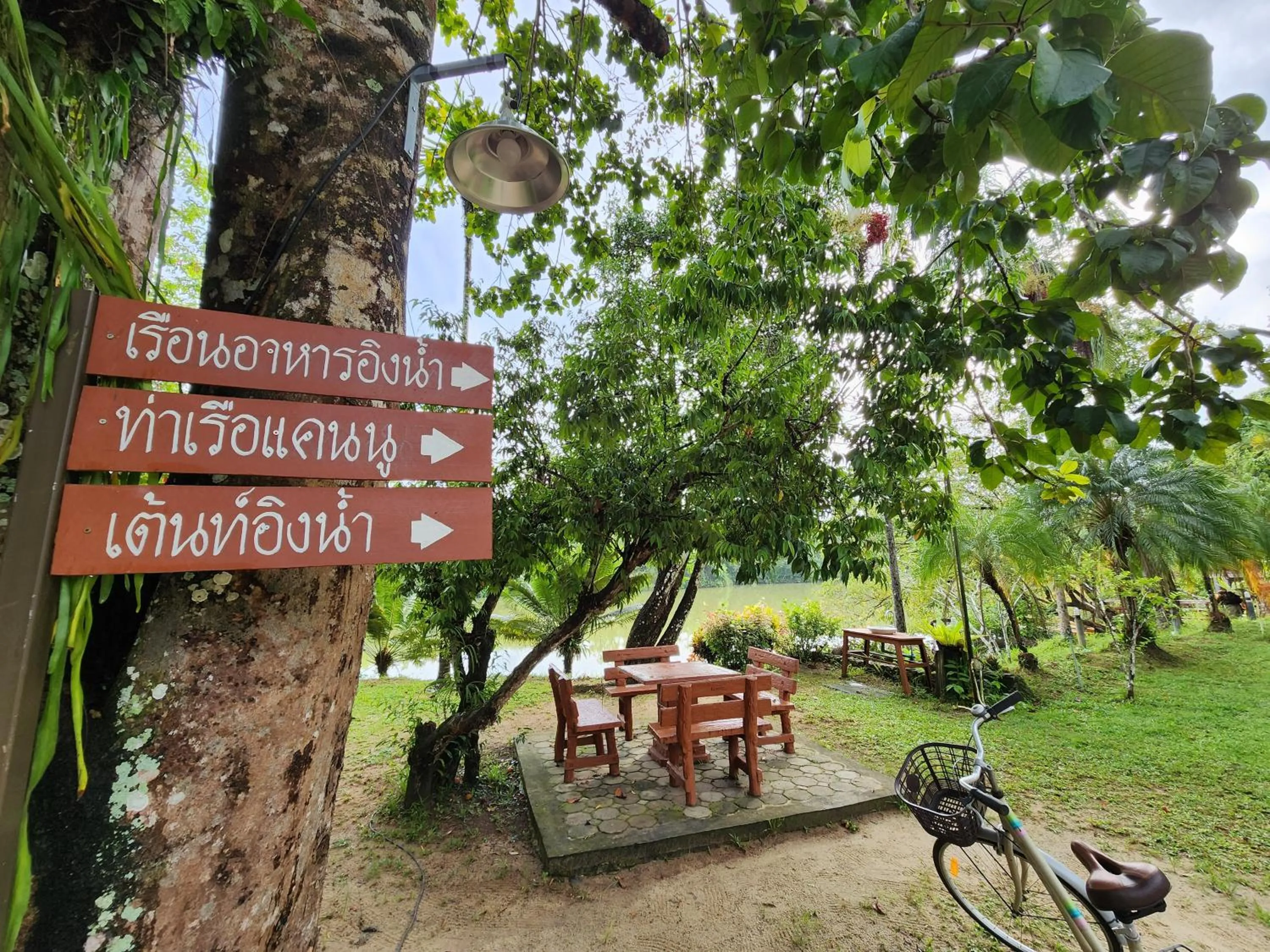 Cycling in Sawasdee Lagoon Camping & Restaurant